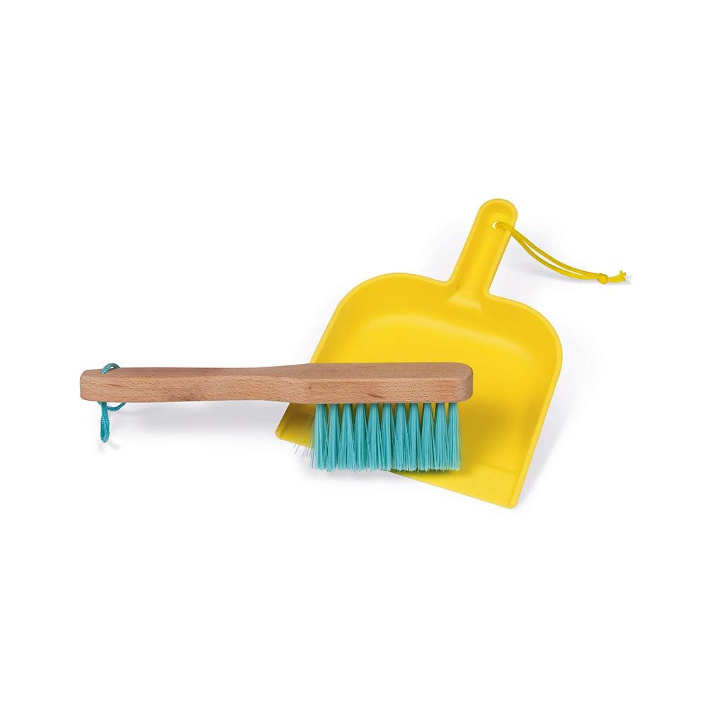 Janod Cleaning Set - 5 Piece Pretend Play Tools - Ages 3+ - J06588
