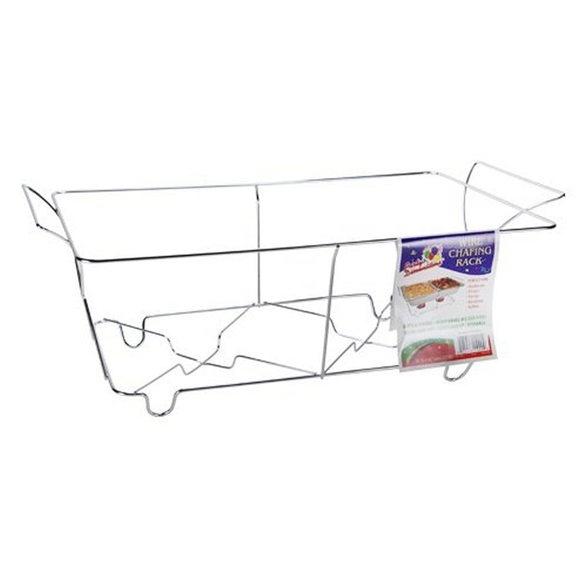 Party Dimensions 11992 Wire Chafing Sleek Rack, Chrome
