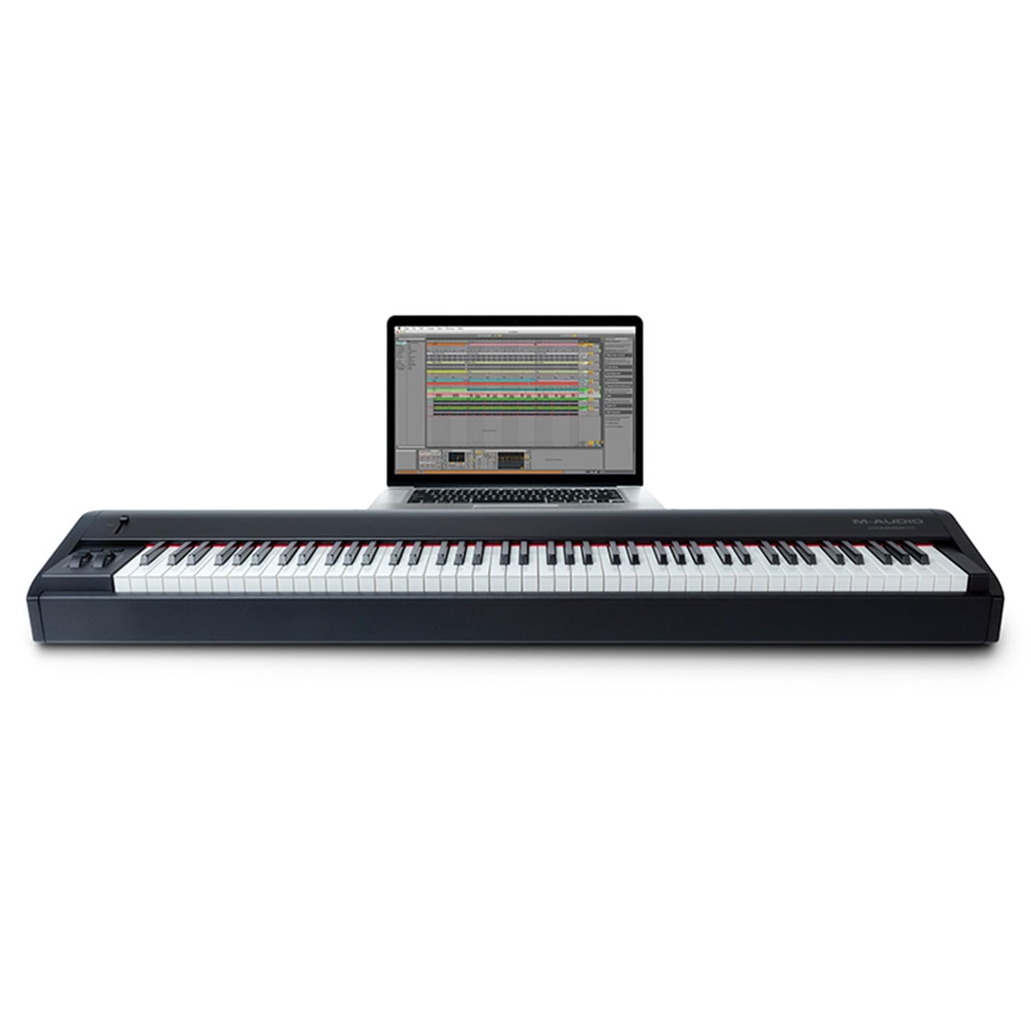 M-AUDIO Hammer 88 USB MIDI Keyboard Controller with 88 Hammer Action Piano Style Keys Including A Studio Grade Recording Software Suite