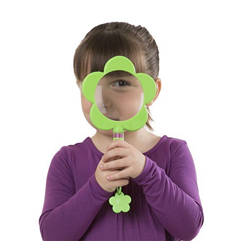 Melissa & Doug Sunny Patch Pretty Petals Flower Magnifying Glass With Shatterproof Lens