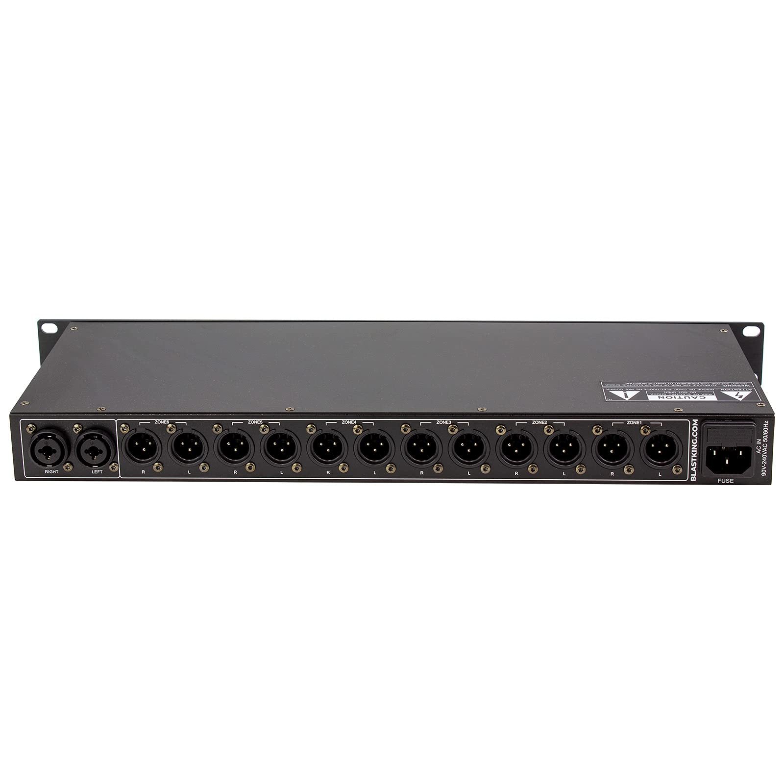 Blastking ZONE6 Six Zone Ultra Low Noise Audio Distributor
