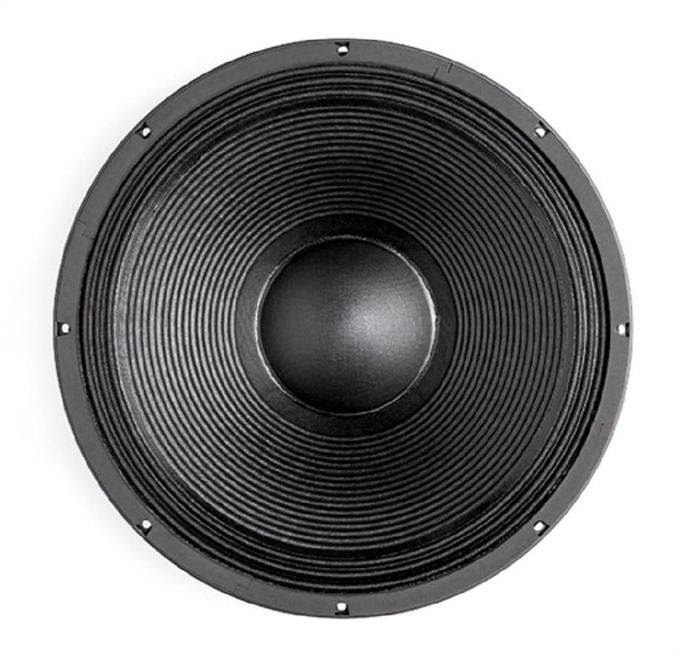 B&C Speakers 18NW100 18-inch Subwoofer LF Drivers Ventilated 4-in. Copper Voice Coil Gap 1199 Wrms 2400 Watts Peak Neo Woofer Cone TWP Waterproof Both Sides 4 Ohm