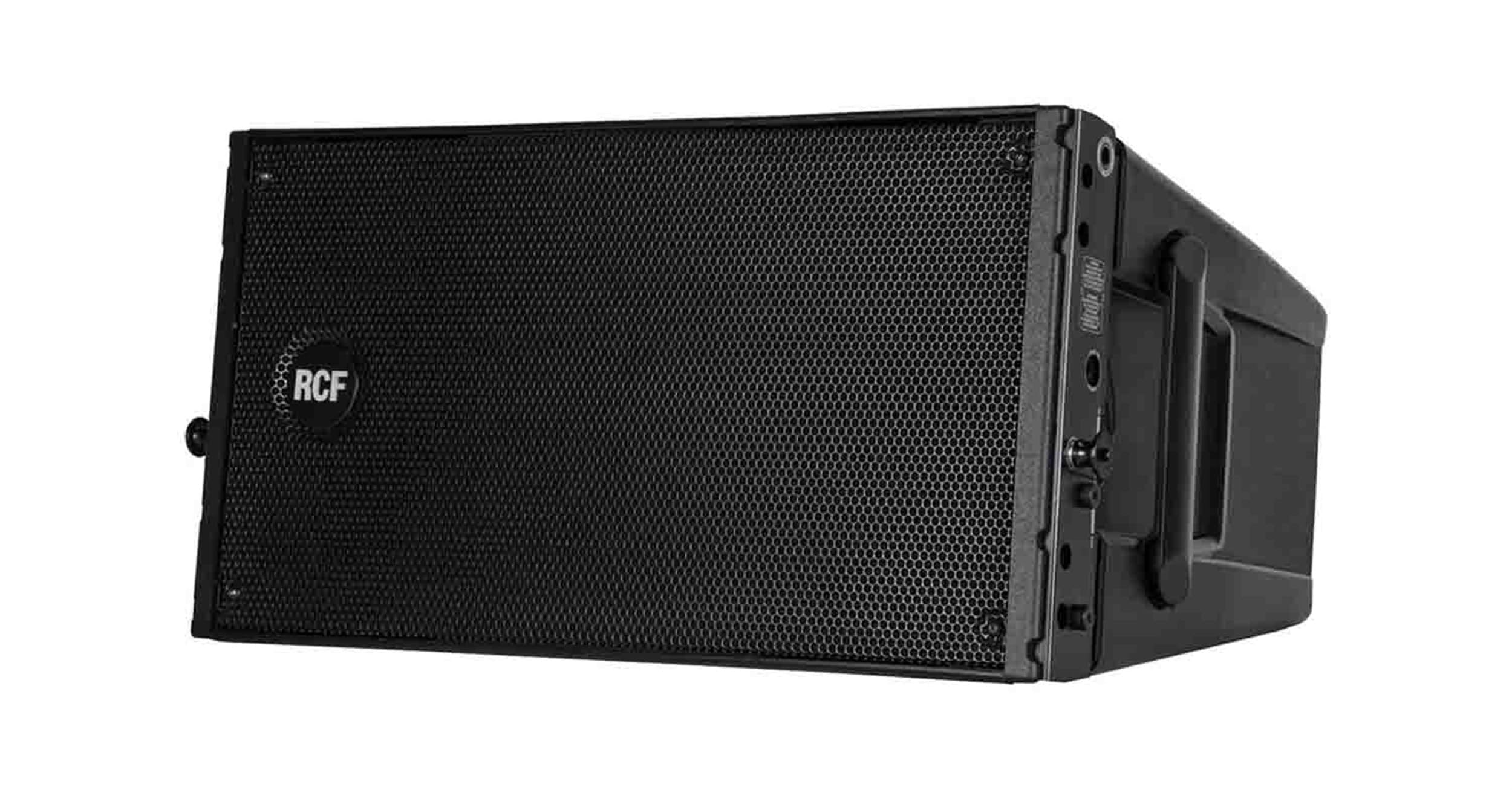 RCF HDL 10-A 1400-watt Dual 8-inch Active Line Array Module - Black (Each)
