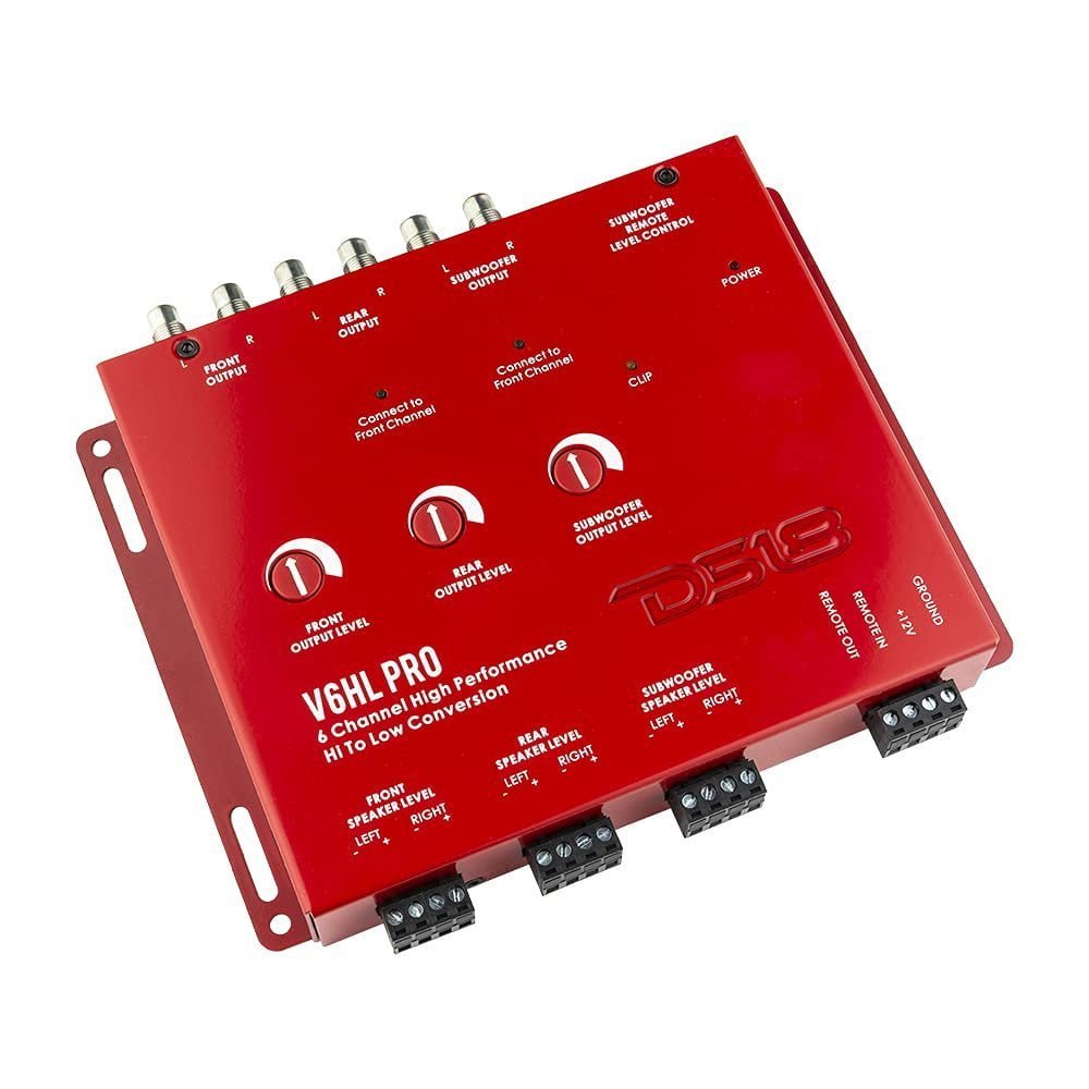 DS18 Audio V6HLPRO 6 Channel HIGH Performance HIGH to Low Conversion