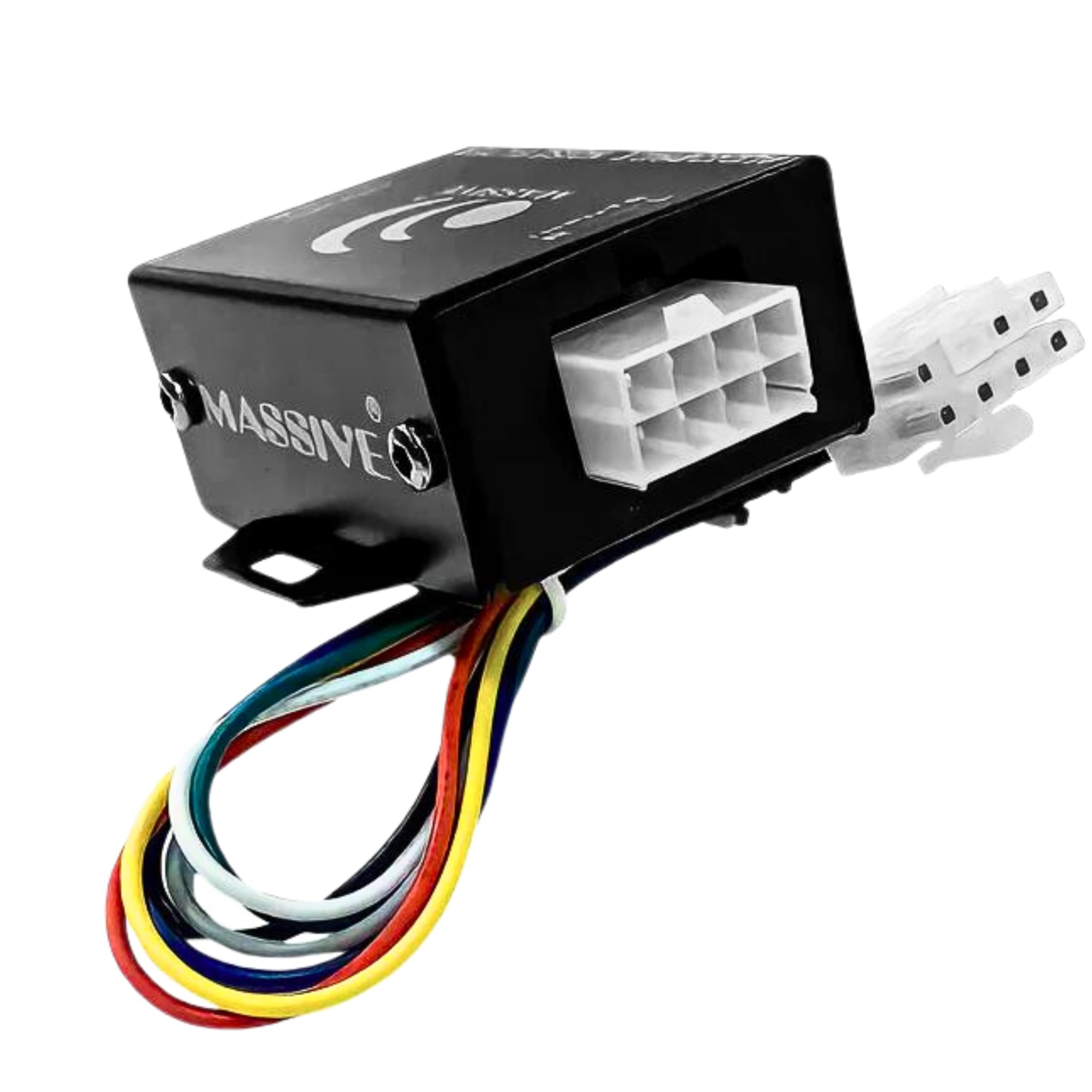 Massive Audio Hi-Low - Car Audio High Level Speaker Signal to Low Level RCA Converter, High to Low Level Signal