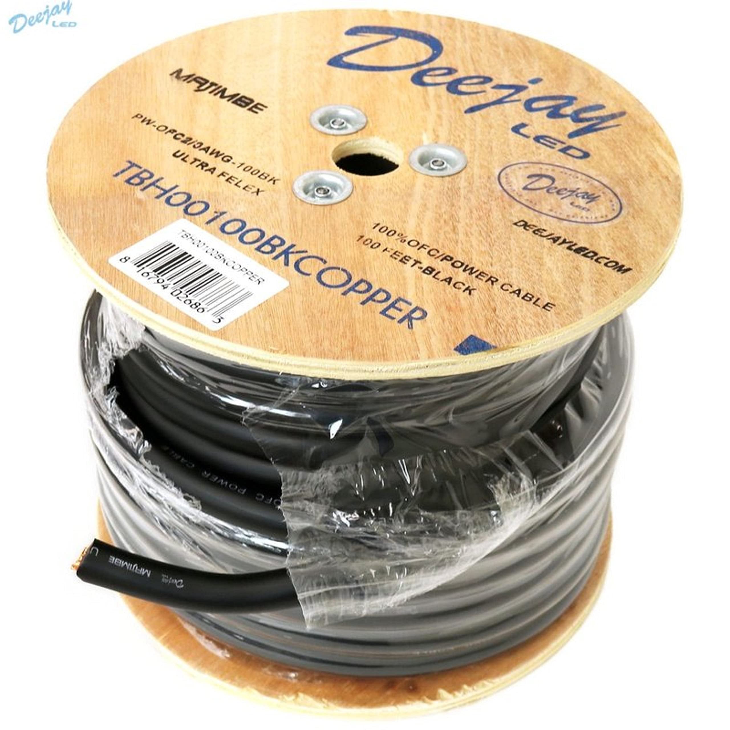 DEEJAYLED 2 00 Black Copper Cable