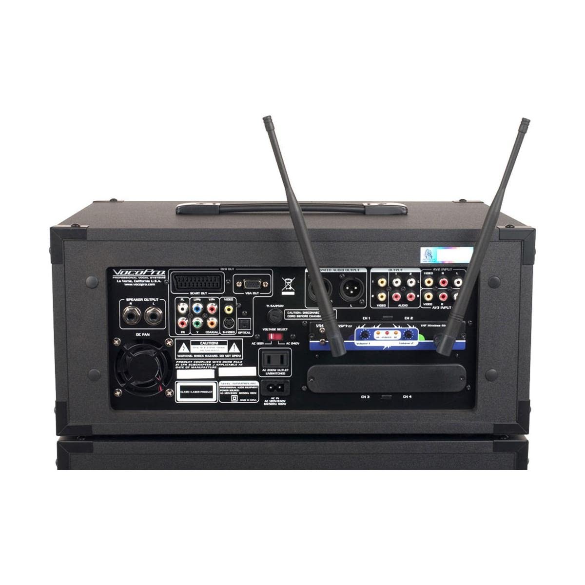 VocoPro 200W 4CH Multi-Format Digital, USB, Black (CHAMPIONREC9)