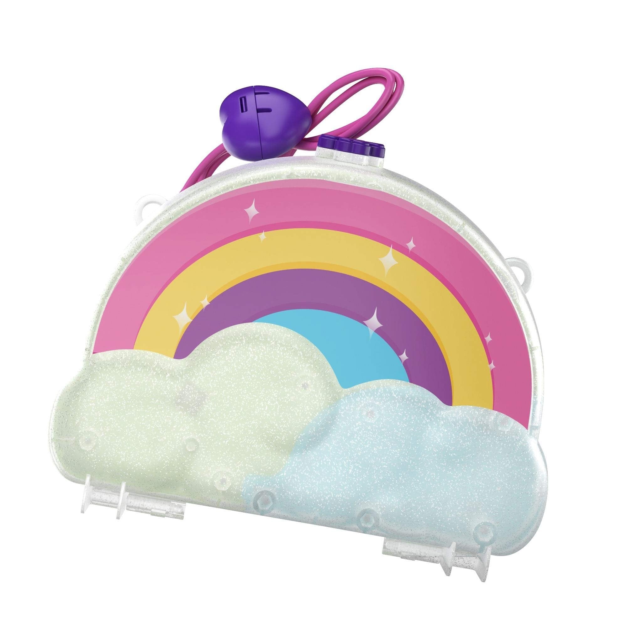 Polly Pocket- Cofanetto Borsetta dei Segreti Arcobaleno Polly Giocattolo per Bambini 4+Anni, GKJ65