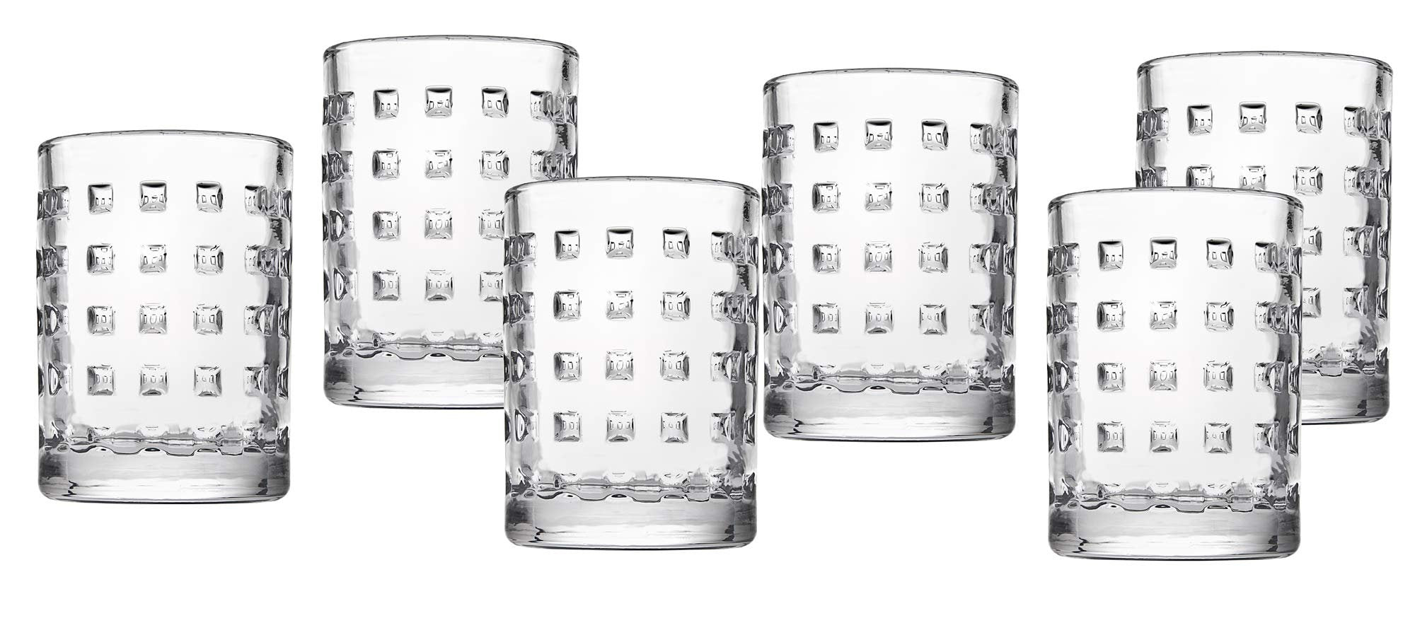 Godinger Shot Glasses, Novelty Shot Glasses, Glass Shooters Set, West Street, 2oz, Set of 6
