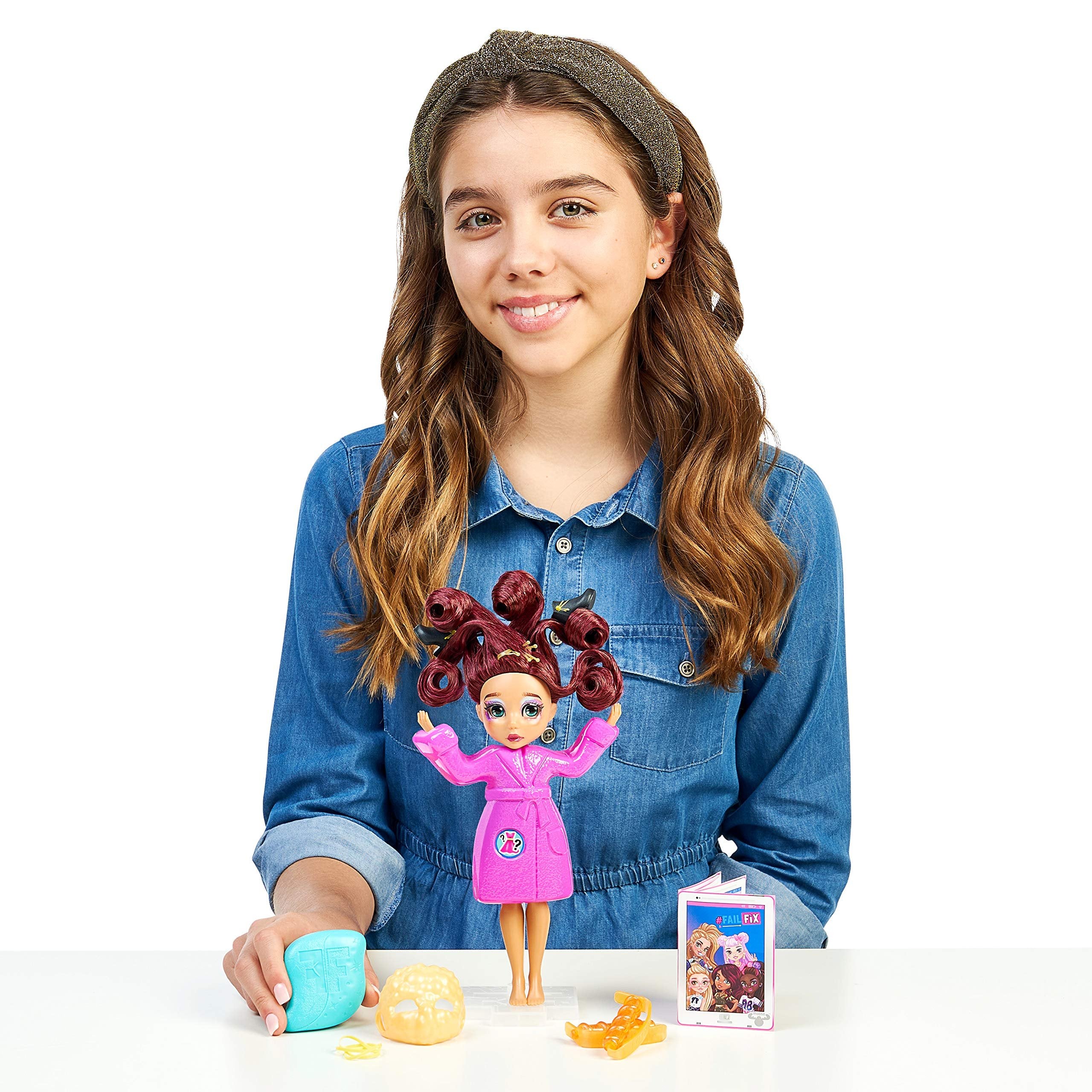 Failfix - Loves.Glam Total Makeover Doll Pack | 8.5" Fashion Doll | Total Head-to-Toe Transformation