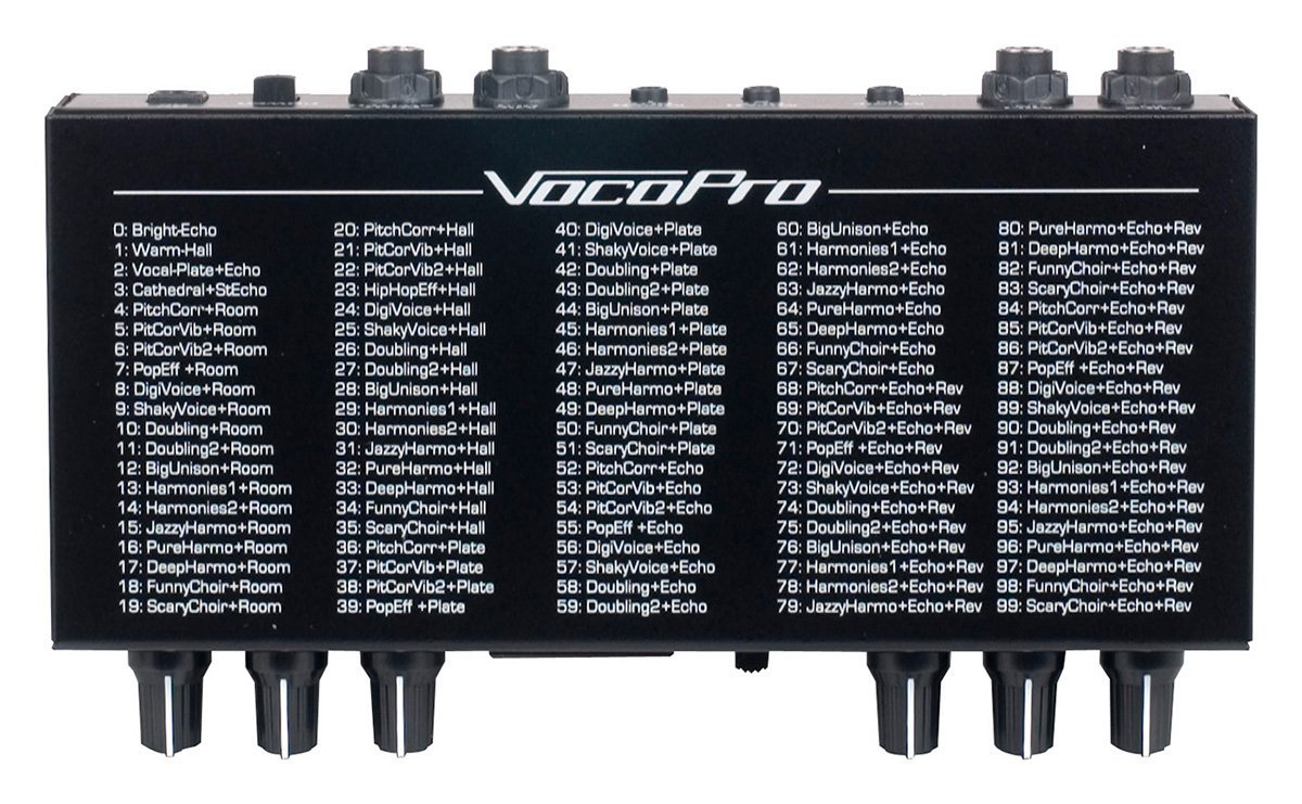 VocoPro Mixer, Black (SINGTOOLS)