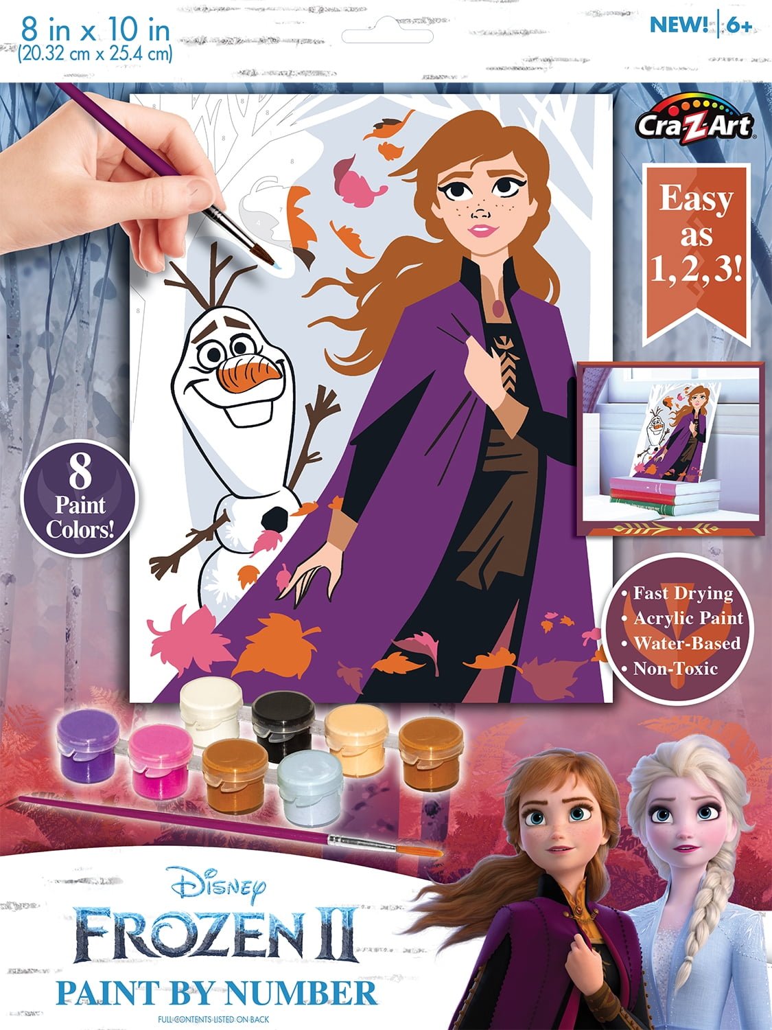 Disney Frozen II Paint By Number 8x10 by Cra-Z-Art