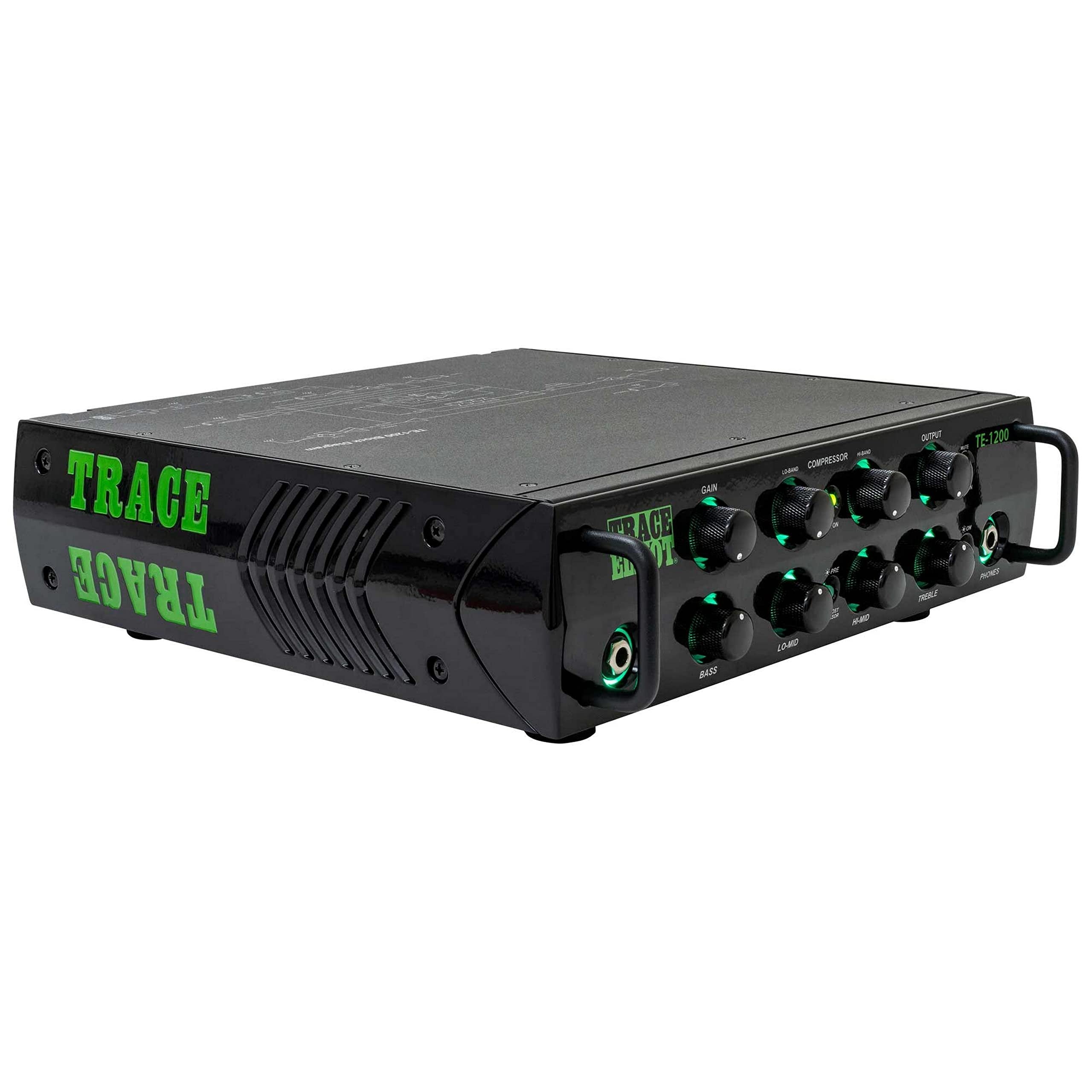 PEAVEY 03618570 Trace Elliot TE-1200 Bass Amplifier Head Portable Compact Amplifiers 1200-Watt RMS, 4 Band EQ PRO Amplification - TE1200