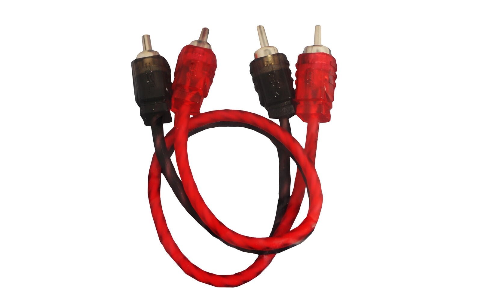 DS18 1 ft 2 Channel Shielded Twisted RCA Audio Cable / Amp Cables RCA1FT