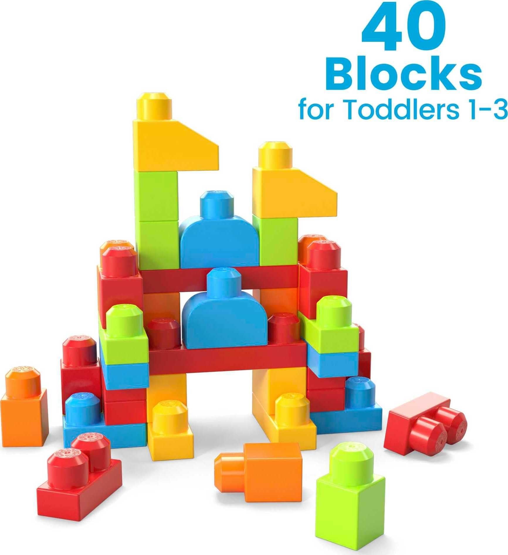 Mega Bloks Let's Build! Construction Toy for 1 Year Old and Up