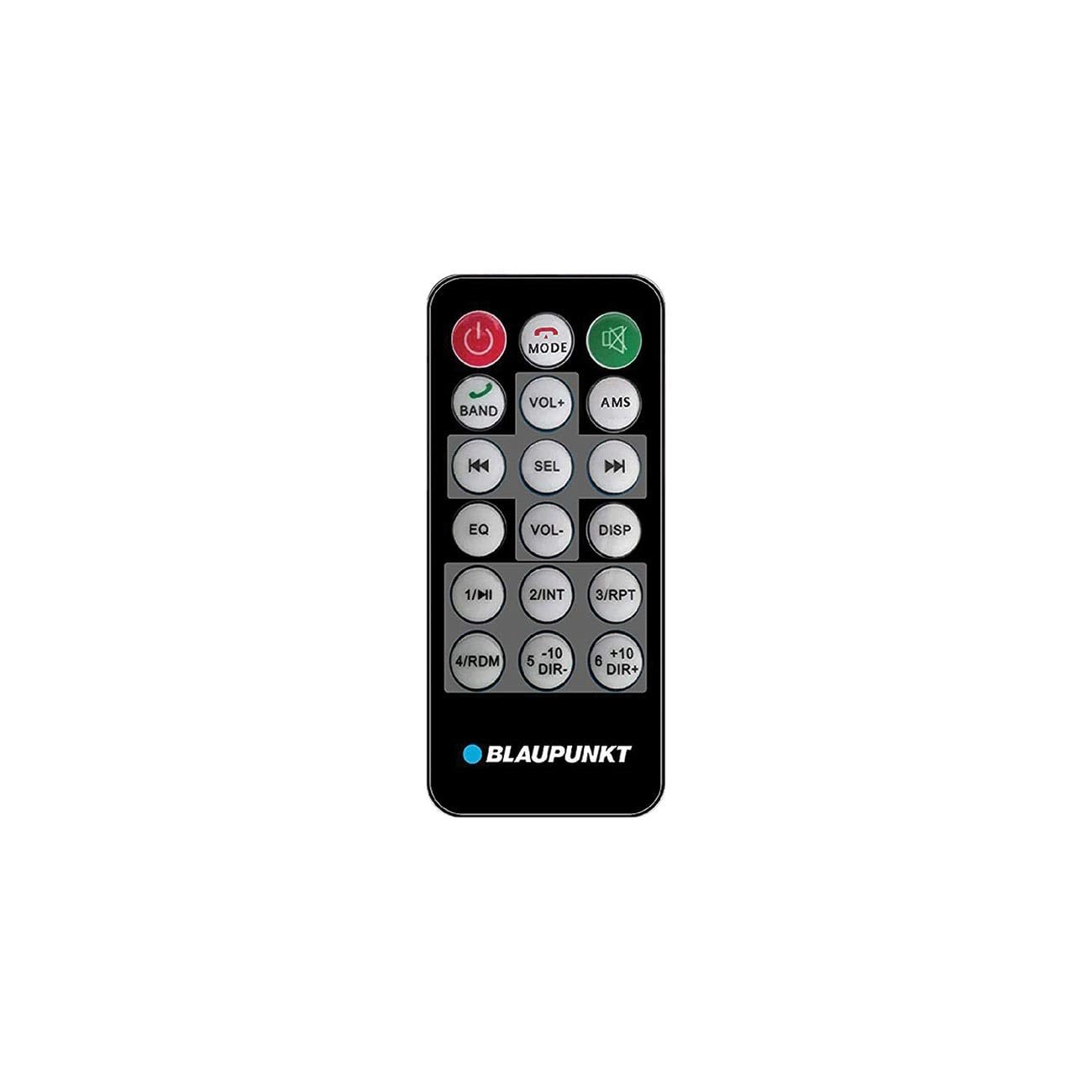 BLAUPUNKT CARMEL140 Single Din Car Stereo in-Car Multi-Media Player with Bluetooth and Radio Receiver 2-Channel Audio Output 30 Presets Radio Stations, USB & Aux Inputs for External Media Devices