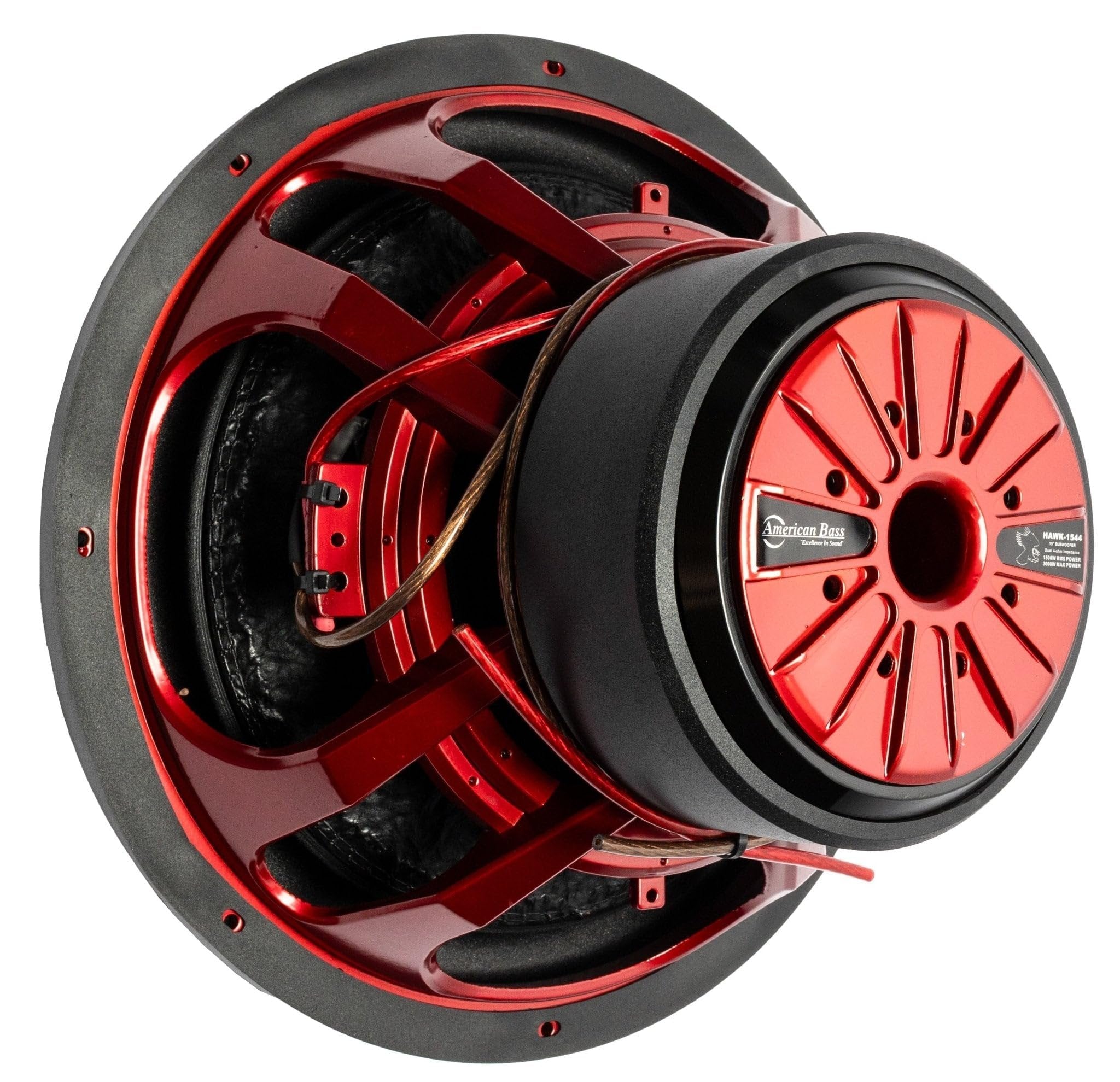 American Bass Hawk 15" 3000 Max Watts Car Subwoofer