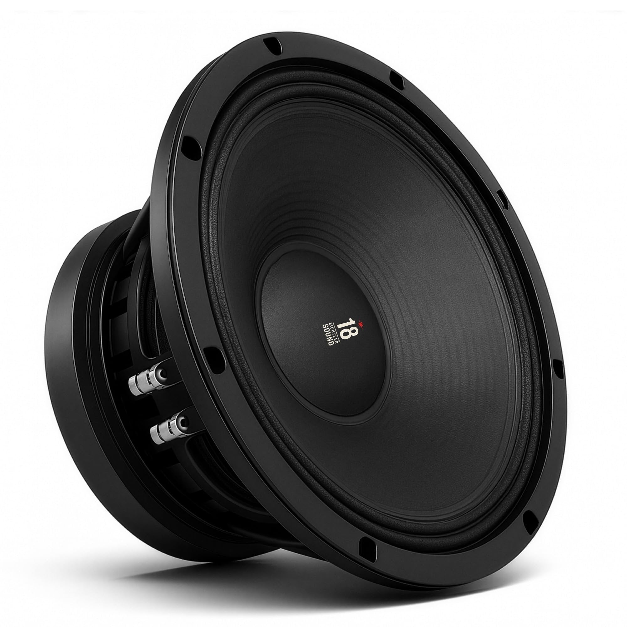 18 Sound 12 Inch Midrange Speaker, High Sensitivity 100dB 8 Ohm Woofer, 500W Power, 3" ISV Voice Coil, Audio Midbass Woofer for Touring & Concert Sound, Weather Treated Cone, Low Distortion Driver