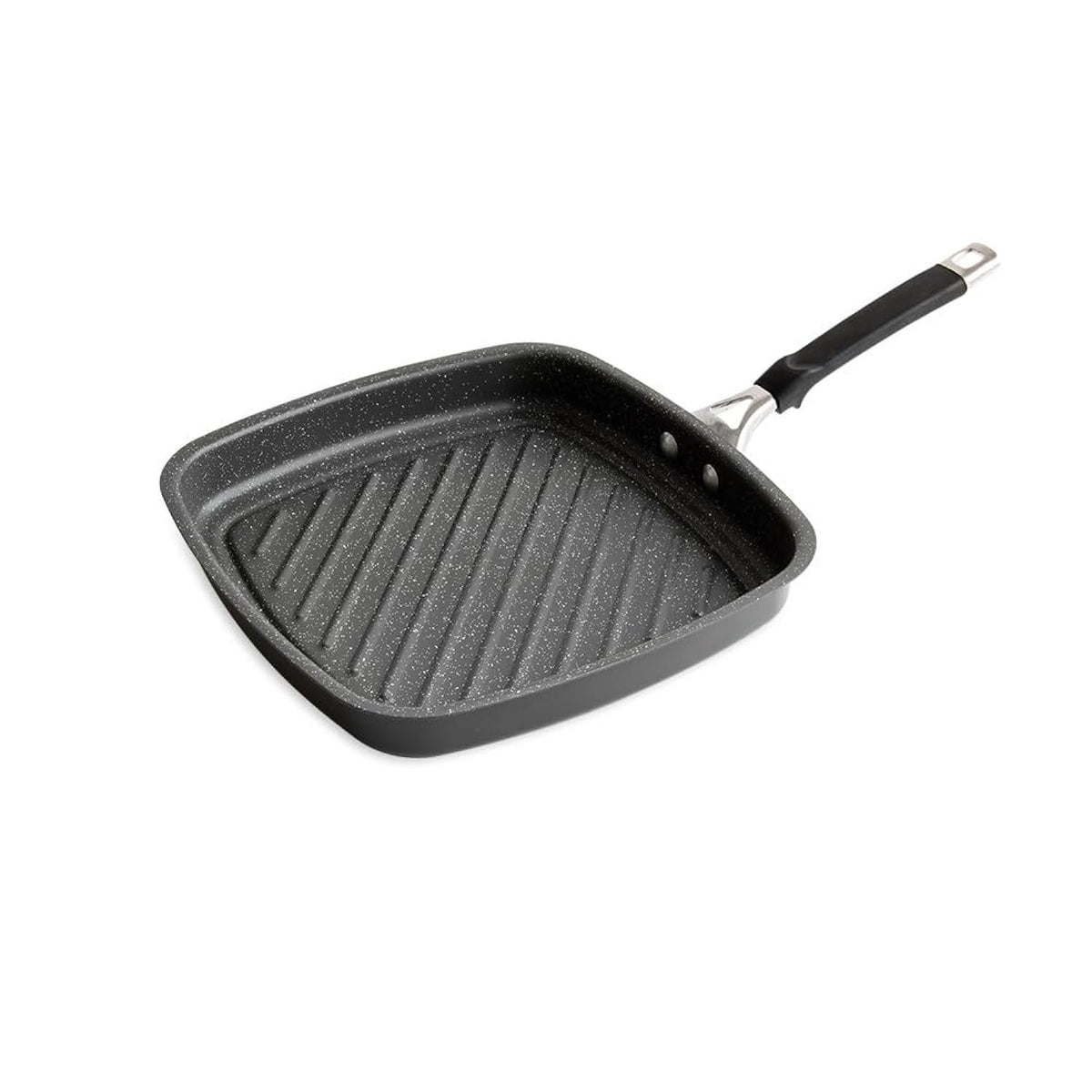 Nordic Ware Verde Aluminized Steel Cookware with Ceramic Coating, Searing Grill Pan 10-Inch