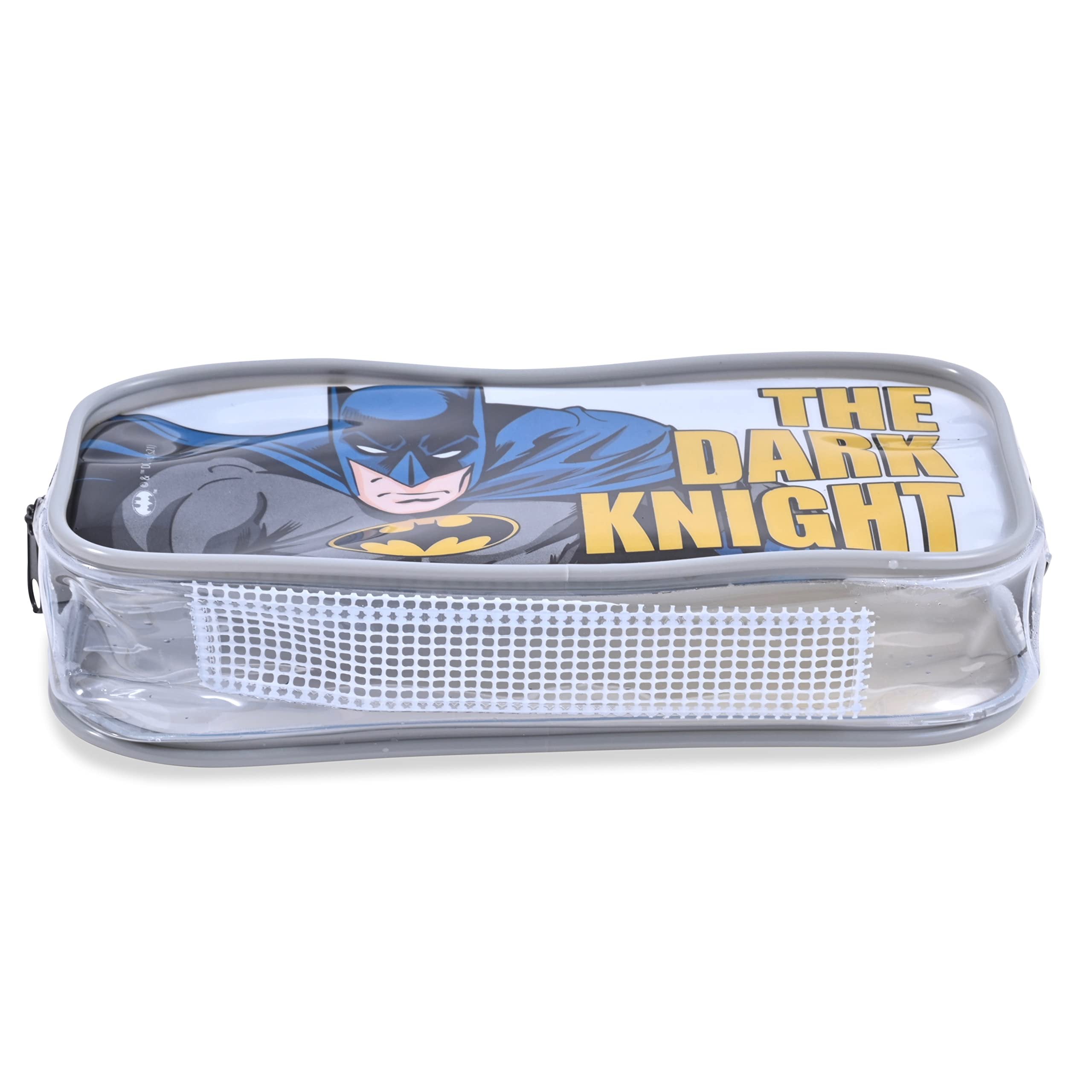 BATMAN Kids Swim Goggles for Boys and Girls | Boys Swimming Goggles with Carrying Case (Yellow)