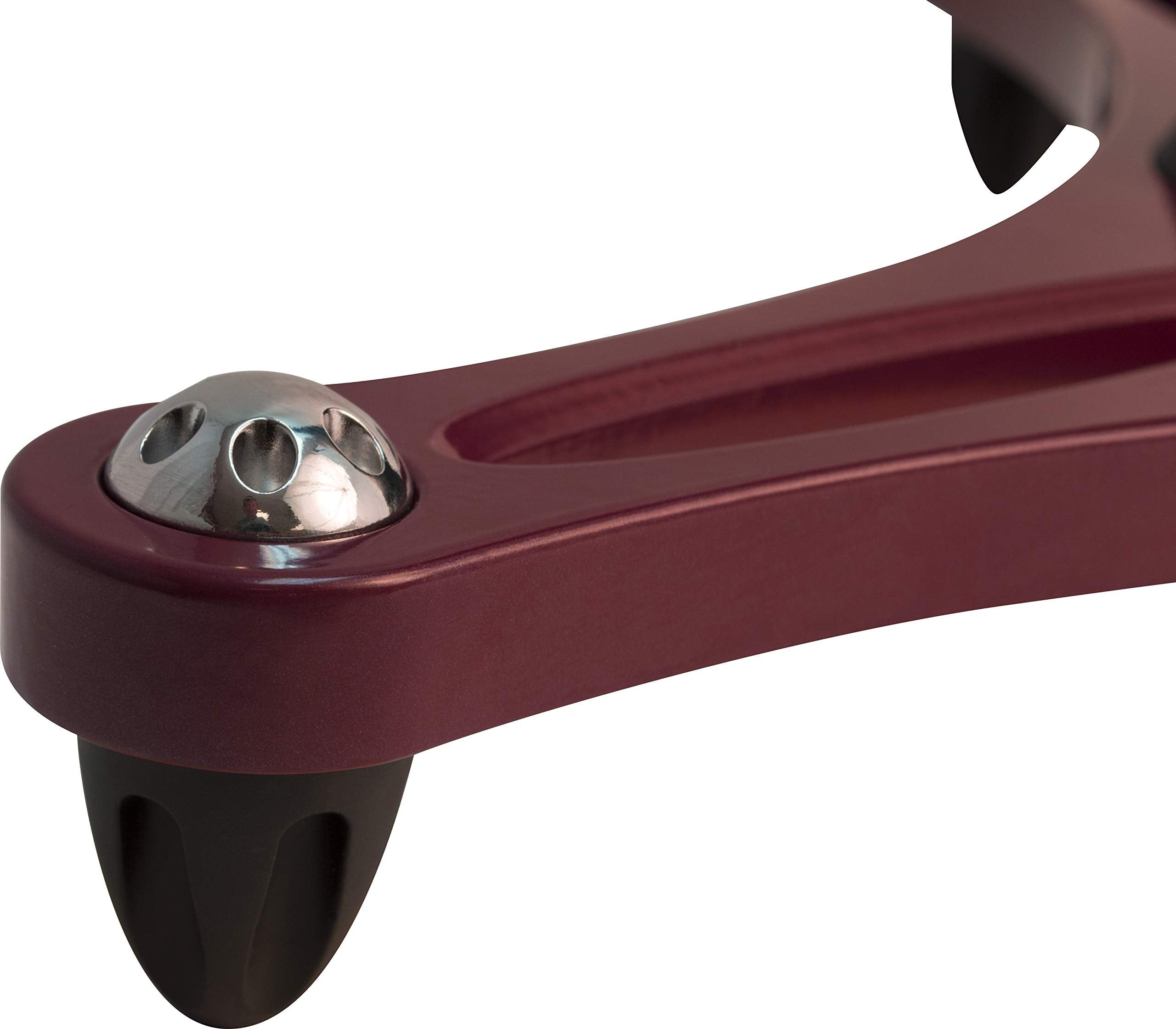 Ultimate Support MS-90/45R 45" Monitor Stands - Red Finish
