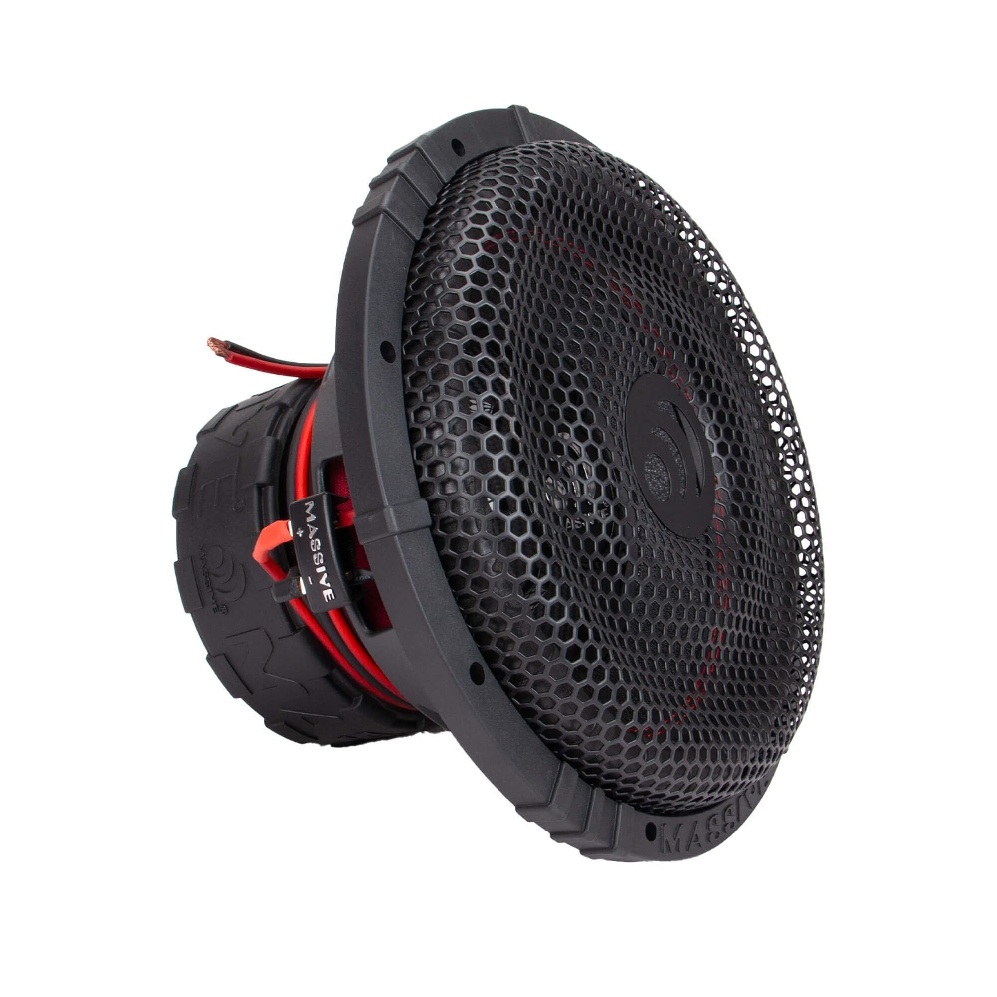 Massive Audio GTR124 | 10" 1000 Watts RMS / 1500w MAX Dual 4 Ohm Subwoofer with Grill
