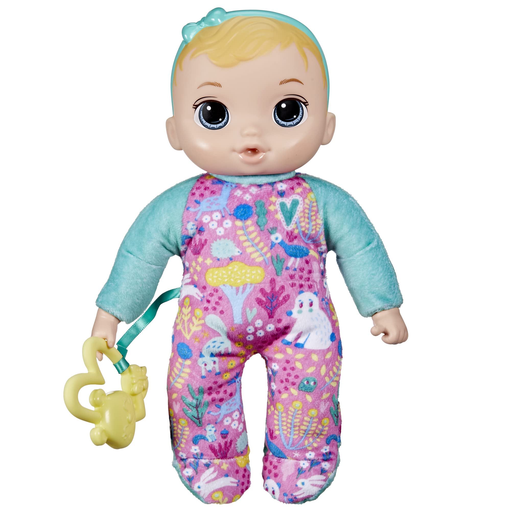 Baby Alive Soft ‘n Cute Doll, Blonde Hair, 11-Inch First Baby Dolls, Washable Soft Toys for Toddlers, Easter Gifts for Kids, 18 Months+