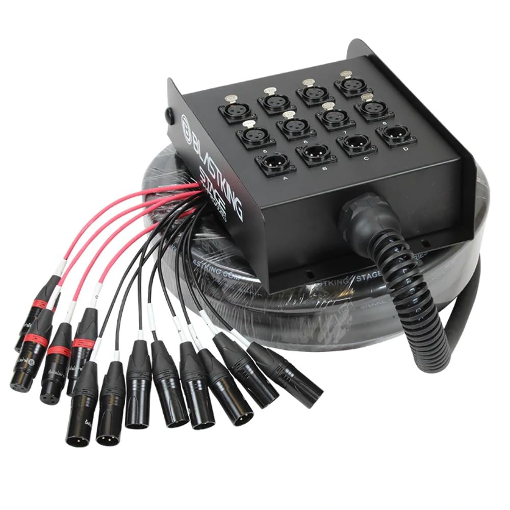 Blastking SPS8X4-50 Stage/Studio Snake Cable 8x4, 50 Ft.