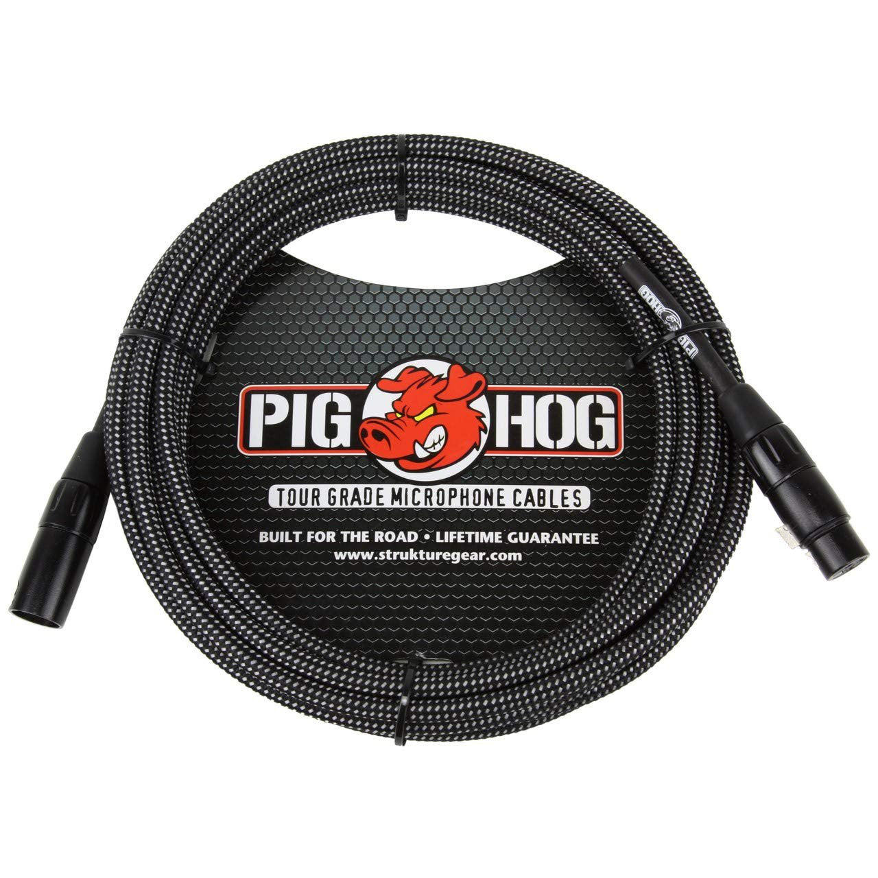 Pig Hog PHM30BKW XLR Microphone Cable 30ft