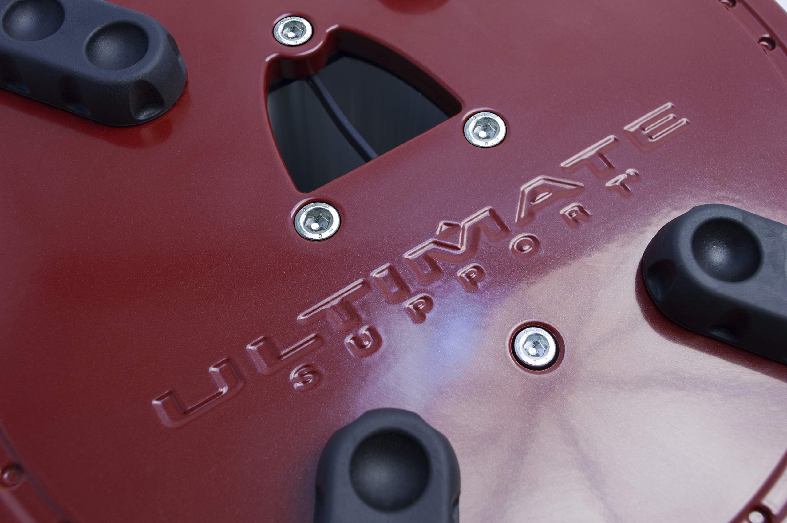 Ultimate Support MS-90/45R 45" Monitor Stands - Red Finish