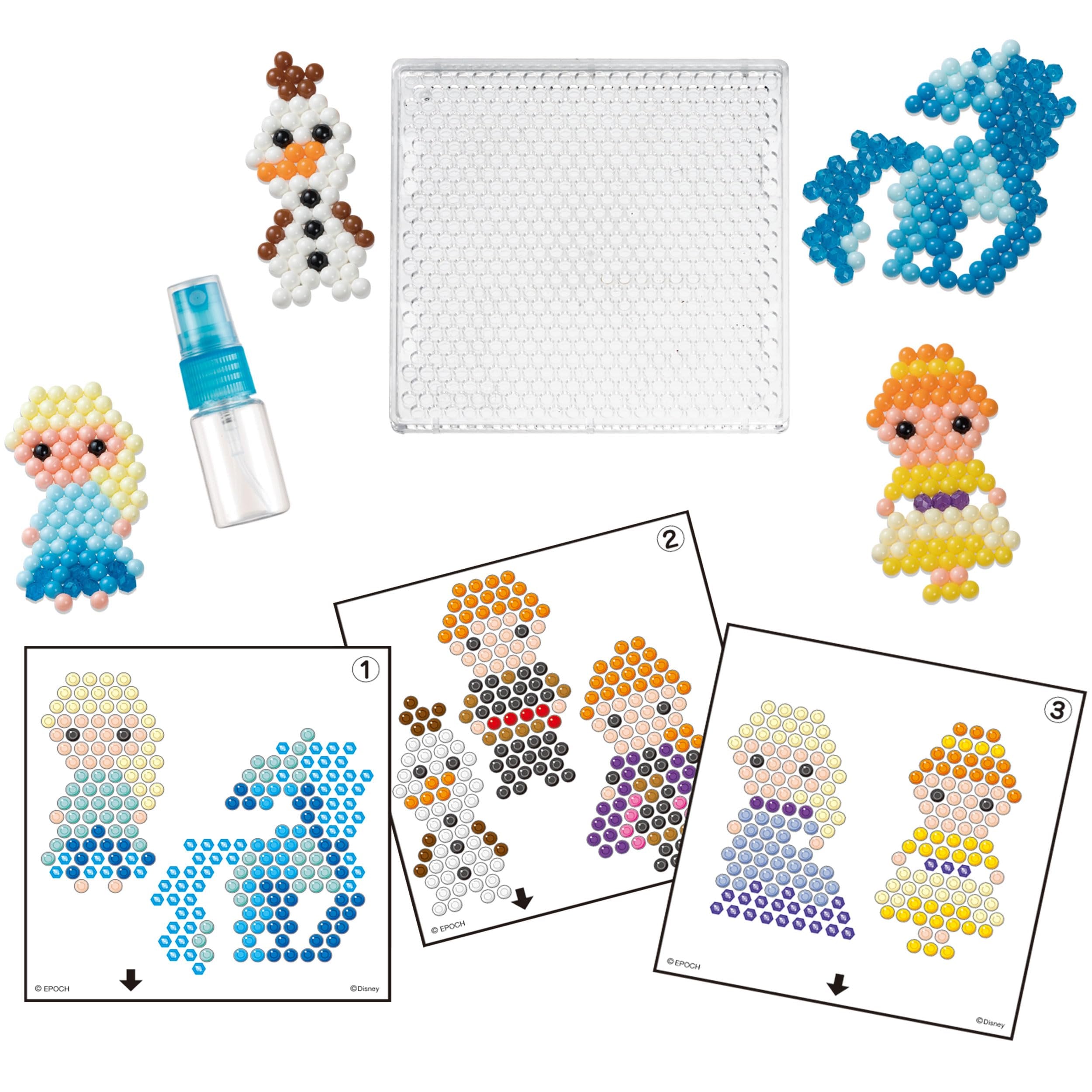 Aquabeads Disney Frozen 2 Character Set, Kids Crafts, Beads, Arts and Crafts, Complete Activity Kit for 4+