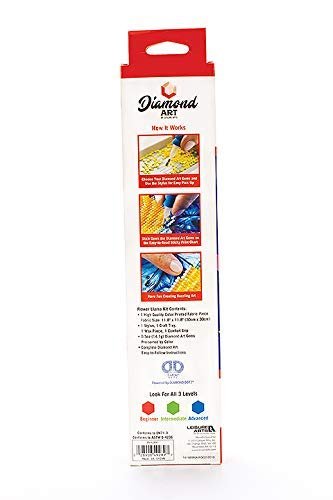 Leisure Arts-Diamond Art by Leisure Arts - Powered by Diamond Dotz - 5D DIY Diamond Painting Kit - Red Dress Design