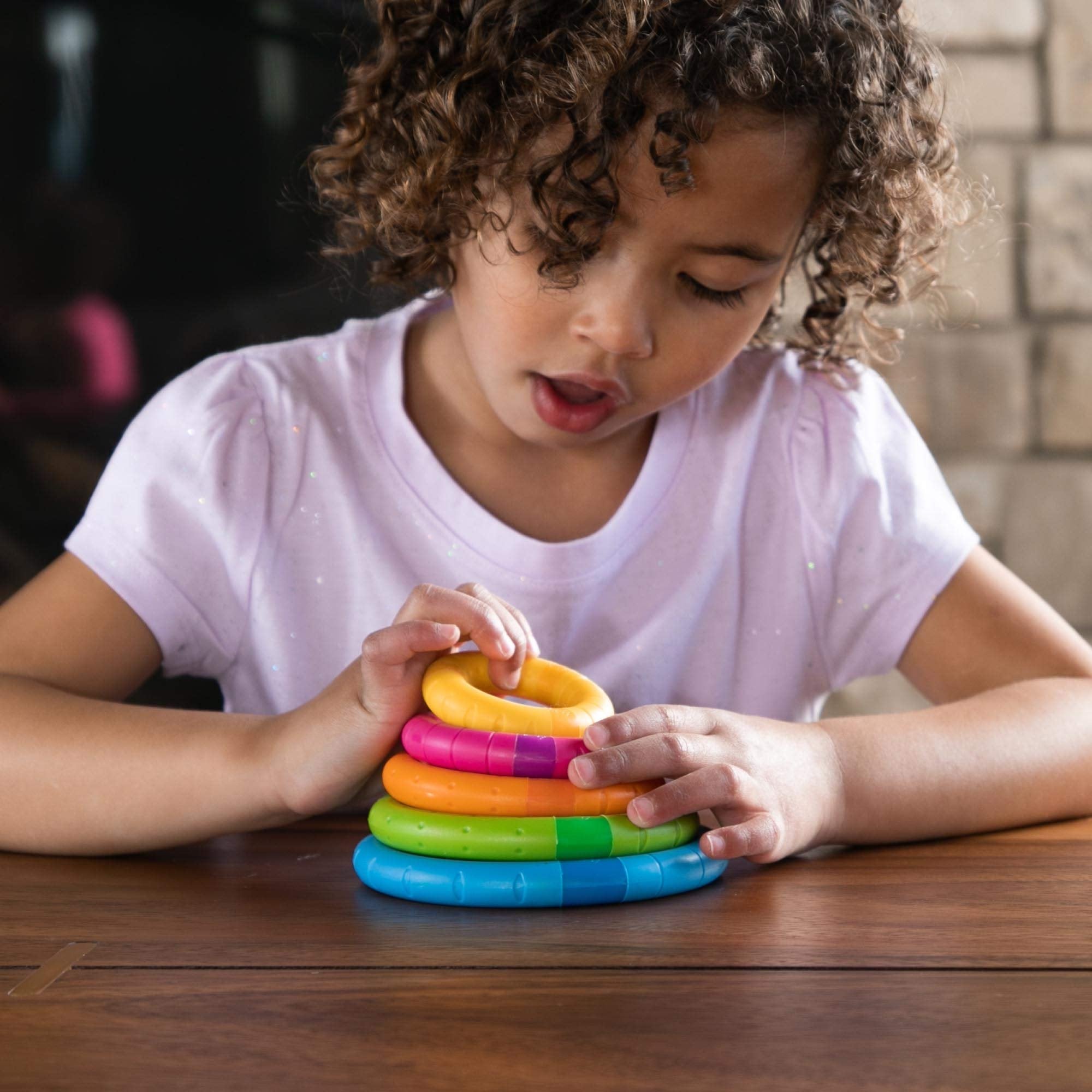 Fat Brain Toys Tinker Rings Baby Toys & Gifts for Ages 2 to 3