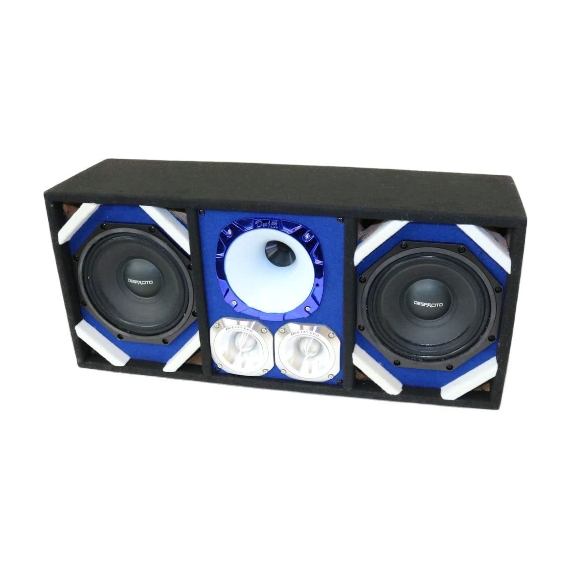 DEEJAY LED TBH8BLUE DEEJAYLED 2 8" Despacito Horn 2 TW Braz