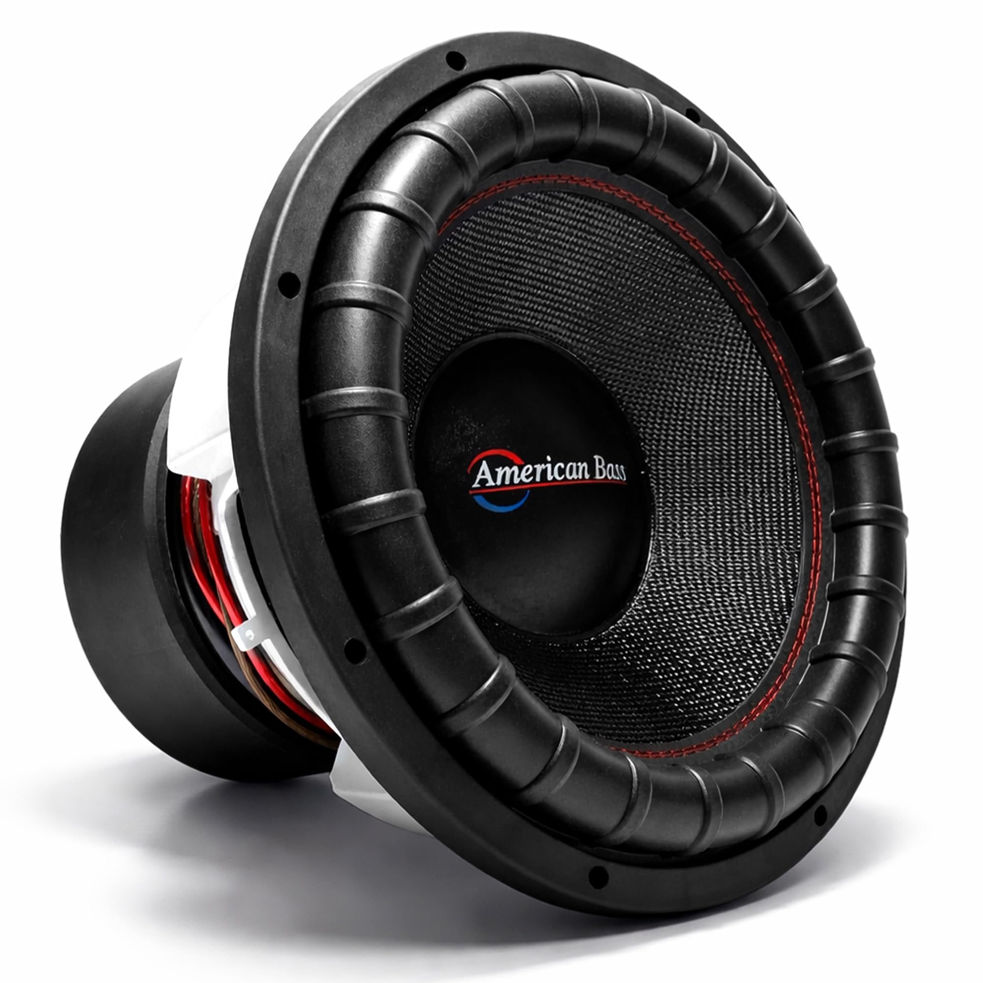 American Bass 15" Godfather Series Subwoofer, Dual 1-Ohm, 6000W Peak / 3000W RMS, High SPL Car Audio, 4” Coil, 400oz Magnet, Heavy Duty for Custom Subwoofer Car Audio Builds