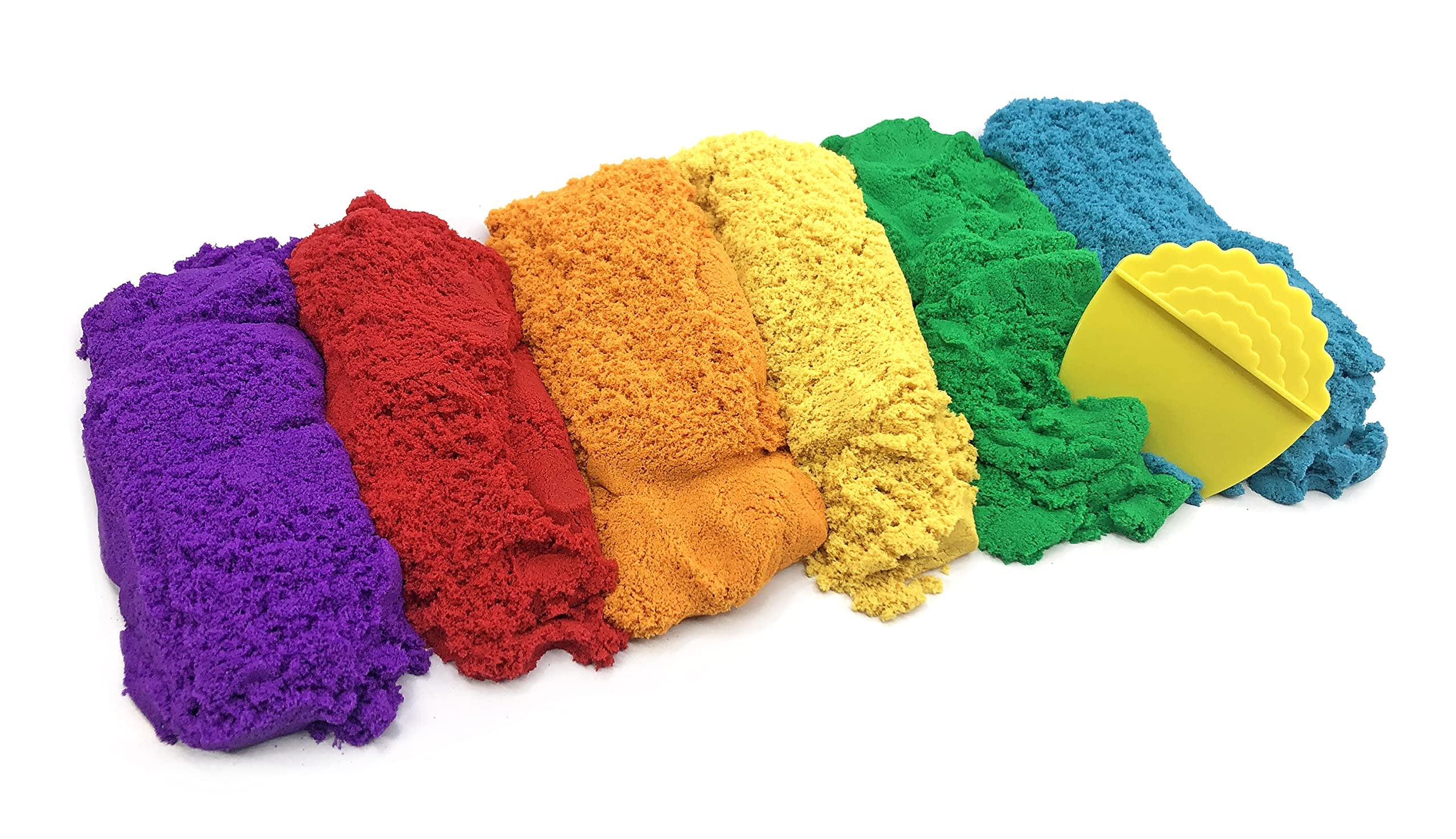 CRA-Z-Sand Rainbow Sand Jar with Bonus Surprise Tool Inside, Shape, Mold and Slice It, Fun Sensory Toy for Ages 4 and up