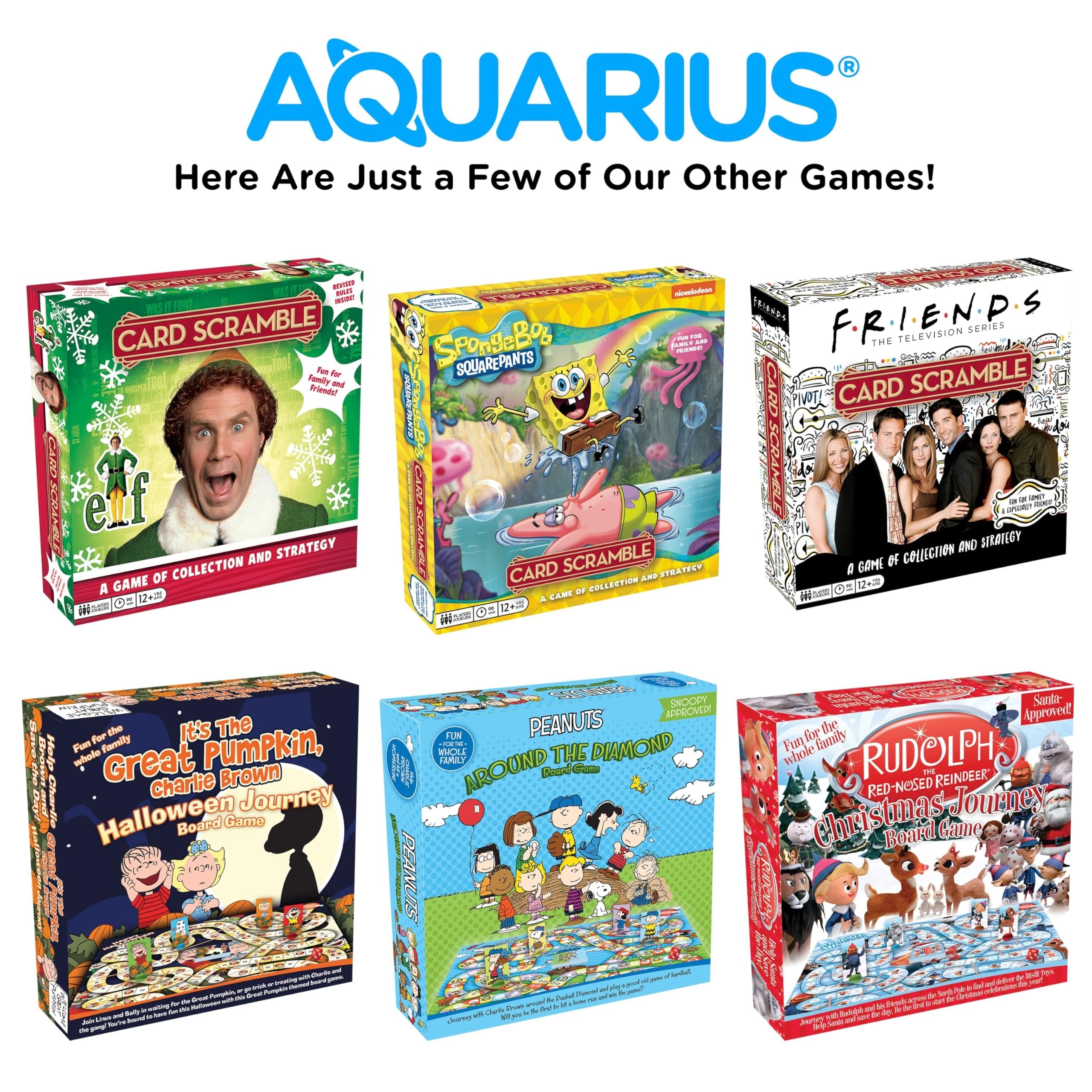 AQUARIUS Stack Attack Game - Stacking Blocks Game - Fun Family Party Game for Kids, Teens & Adults - Entertaining Game Night Gift - 4 to 6 Players - Ages 8 & Up