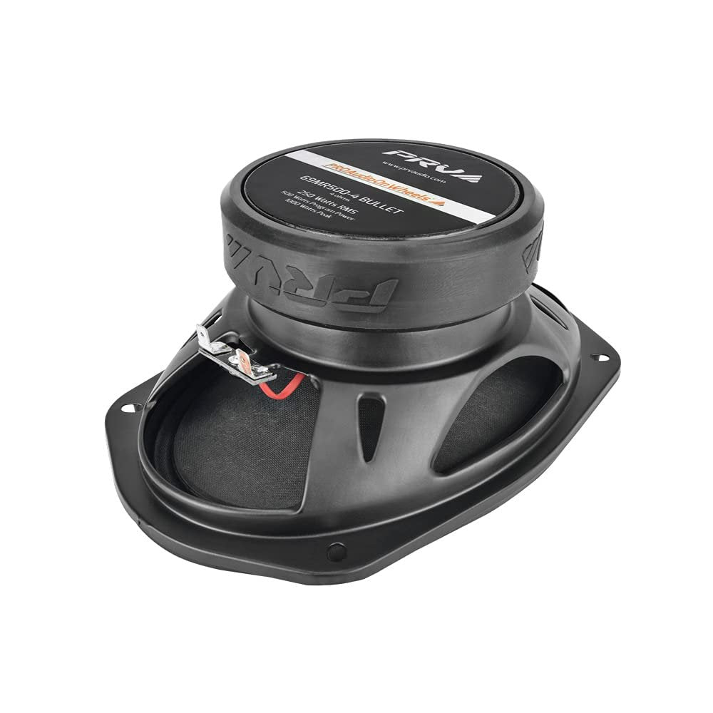 prv Audio 69MR5004BULLET 6X9 Professional Mid Range Bullet Loudspeaker 500 Watts 4 Ohms Impedance 2-Way or 3-Way Coaxial Speakers