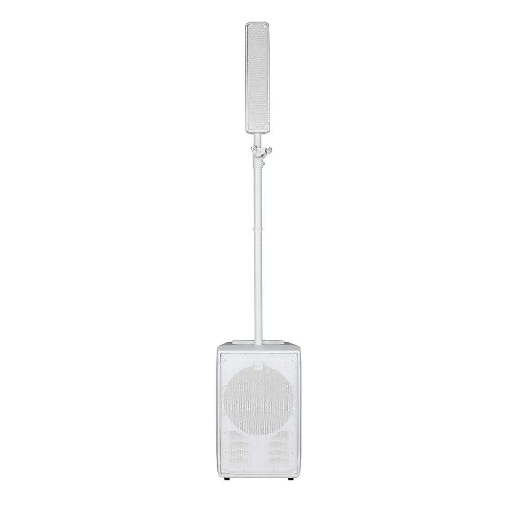 RCF EVOXJMIX8WHITE 2" full-range drivers paired with a high-powered 12" woofer