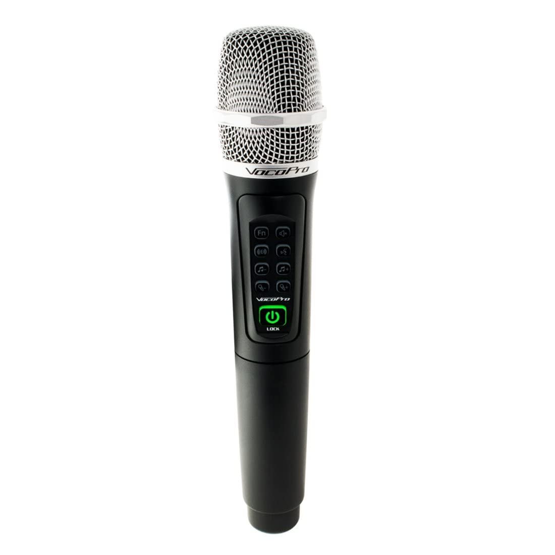 VOCOPRO SmartOke-Pro DSP Karaoke Mixer with Two Wireless Microphones 2.1 Powered Vocal Speaker 100-Watt Built-in Subwoofer for Smart TV and Tablet