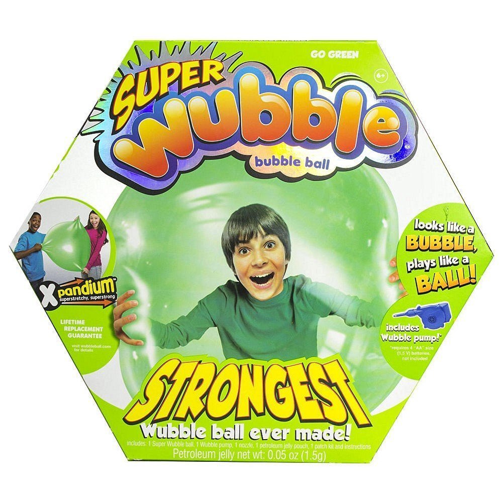 Wubble The Amazing Tear-Resistant Super Bubble Ball - Green