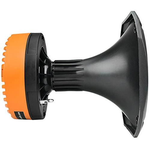 PRV AUDIO WGP275Ph 1” Exit Phenolic Driver Horn, Midrange Vocal Reproduction Low Distortion Compression Driver and Horn Combo, 100 Watts RMS Power, 200 Watts Program Power Horn Driver