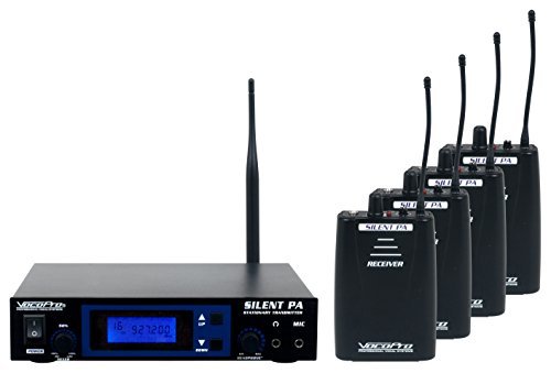 VocoPro, 16 Audio Broadcast System, USB, Black, 15.00 x 9.00 x 17.00 (SilentPA-Practice)