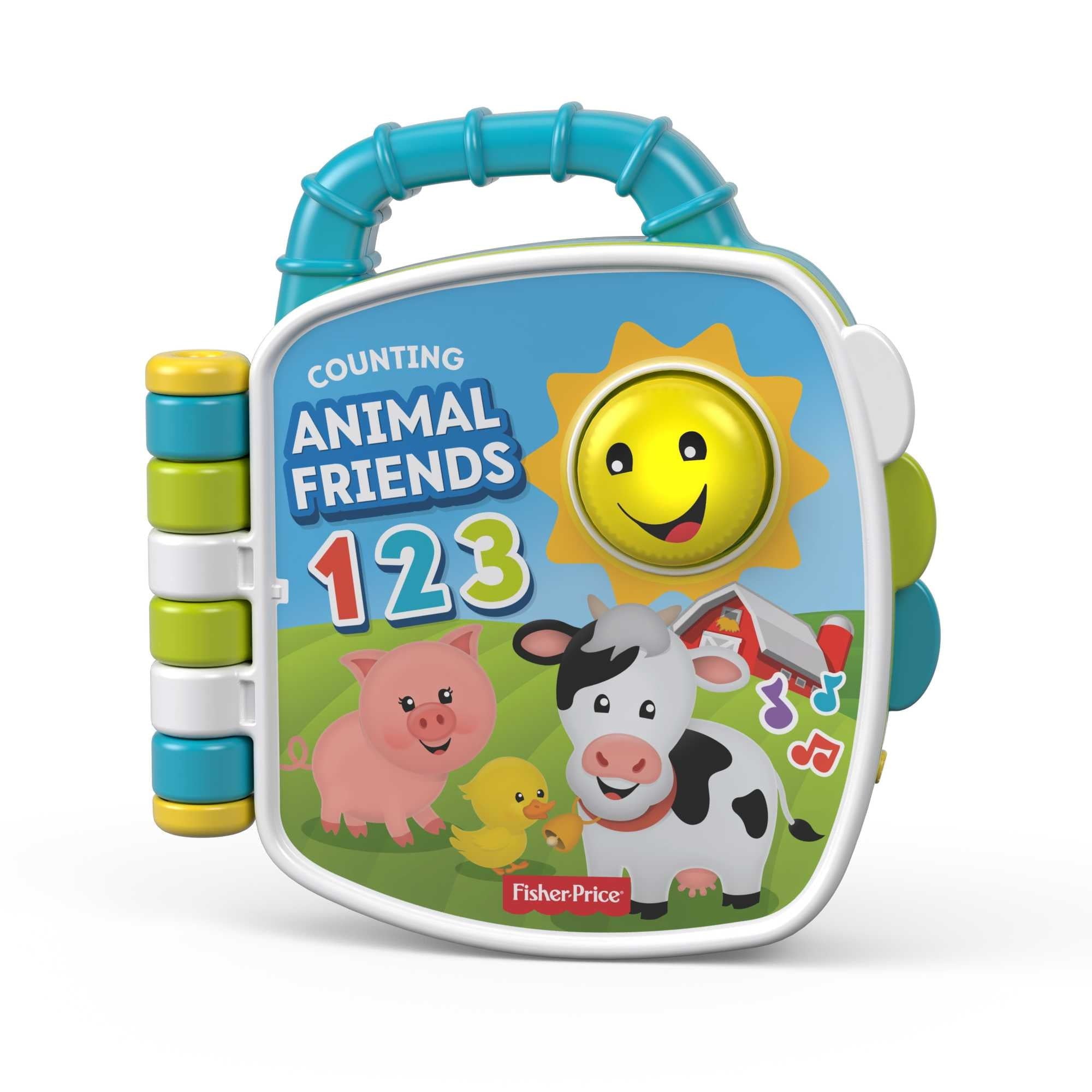 Fisher-Price Laugh & Learn Counting Animal Friends Electronic Preschool Toddler Book