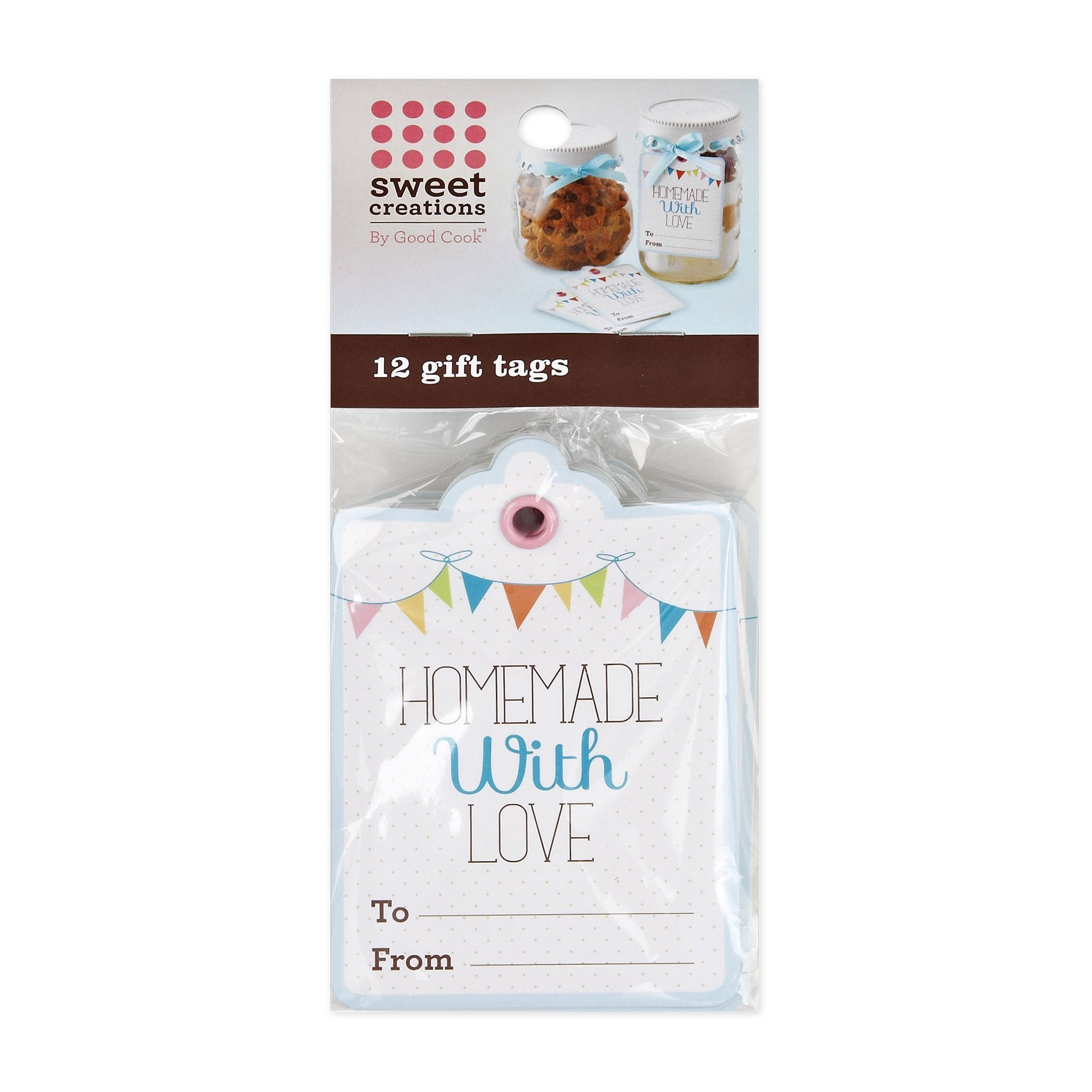 Sweet Creations 12 Count Homemade With Love Gift Tag