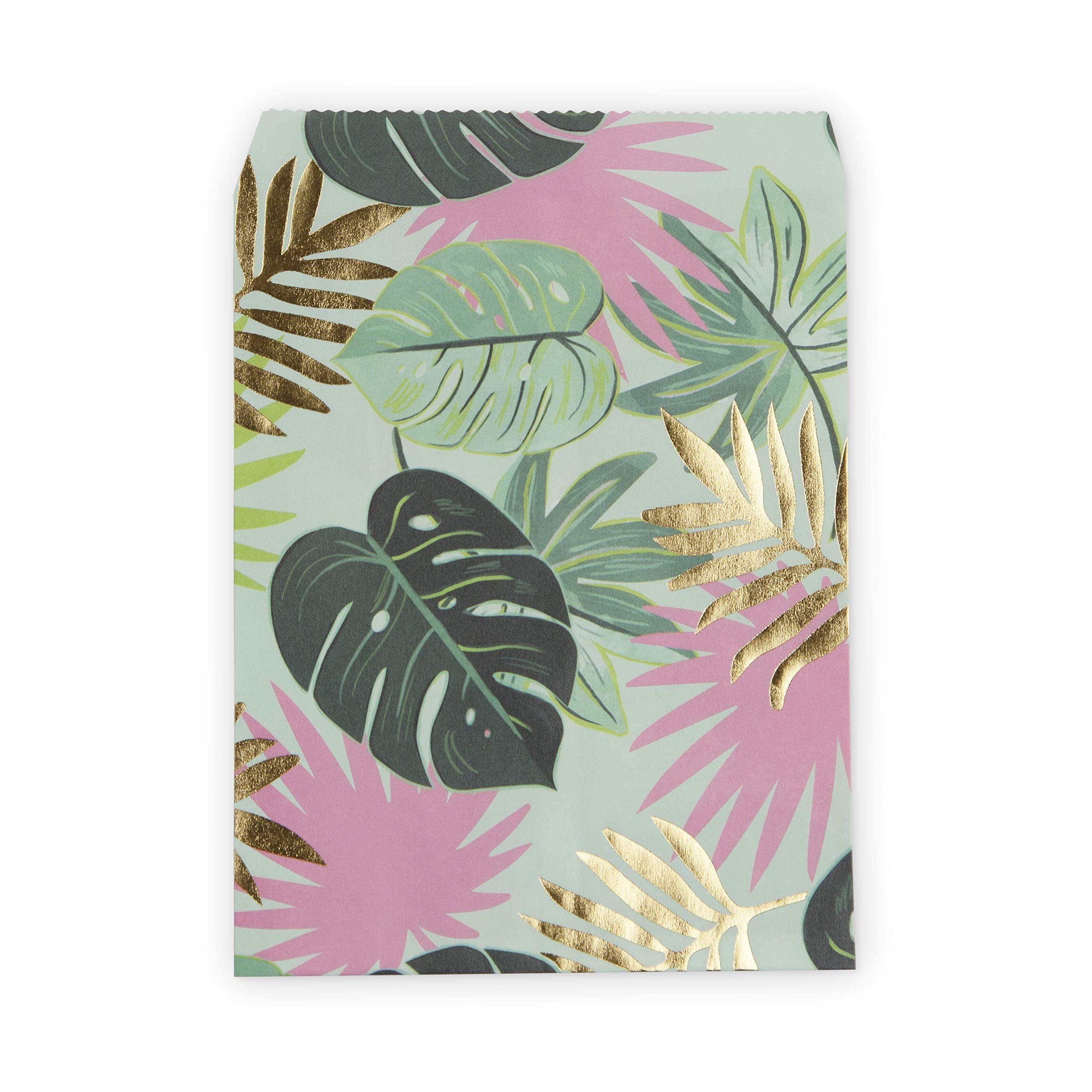Cakewalk Party Monstera Treat Bags, Multicolor