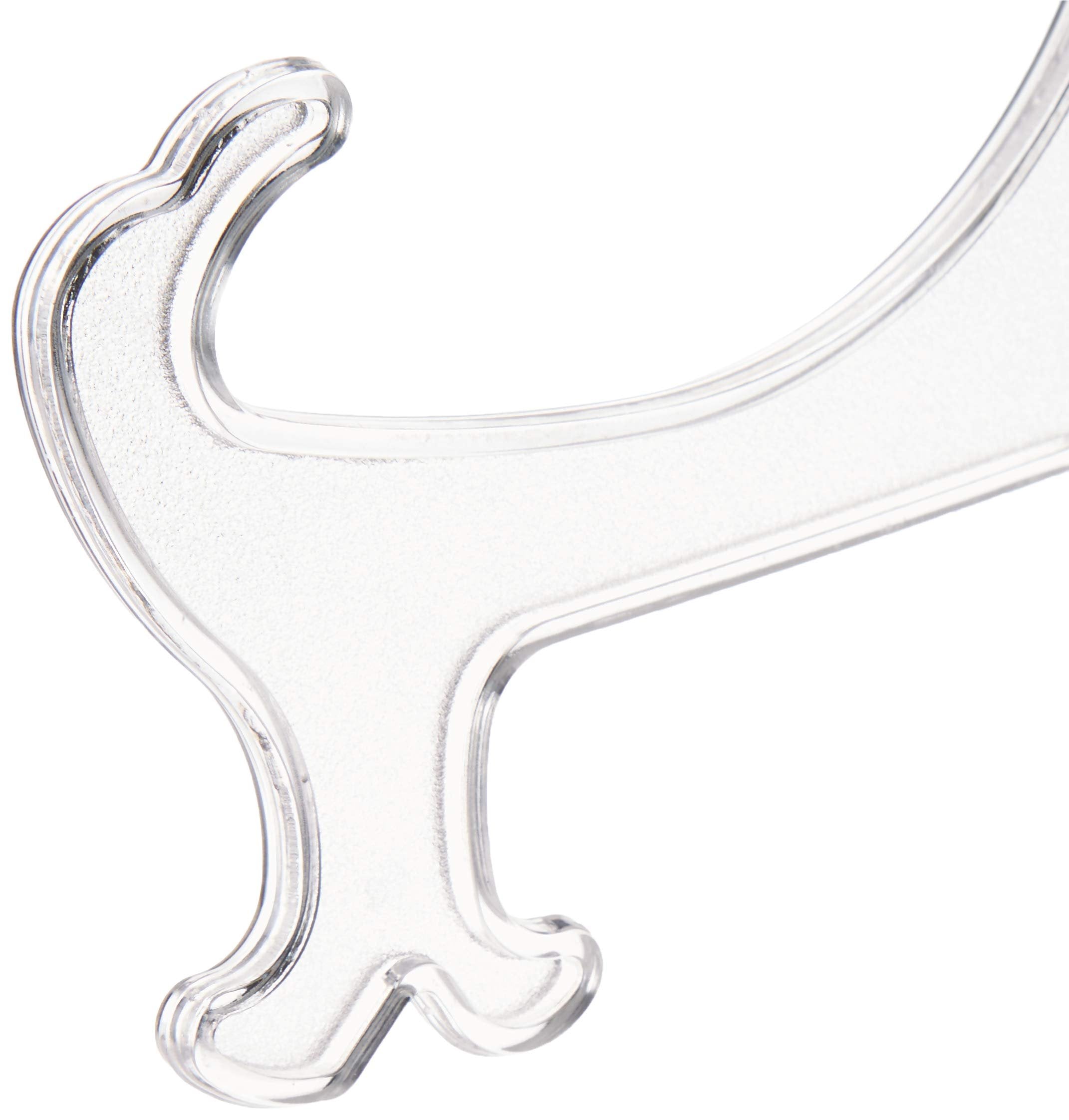 1 Large Clear Acrylic Display Easel Plate Holder Stand