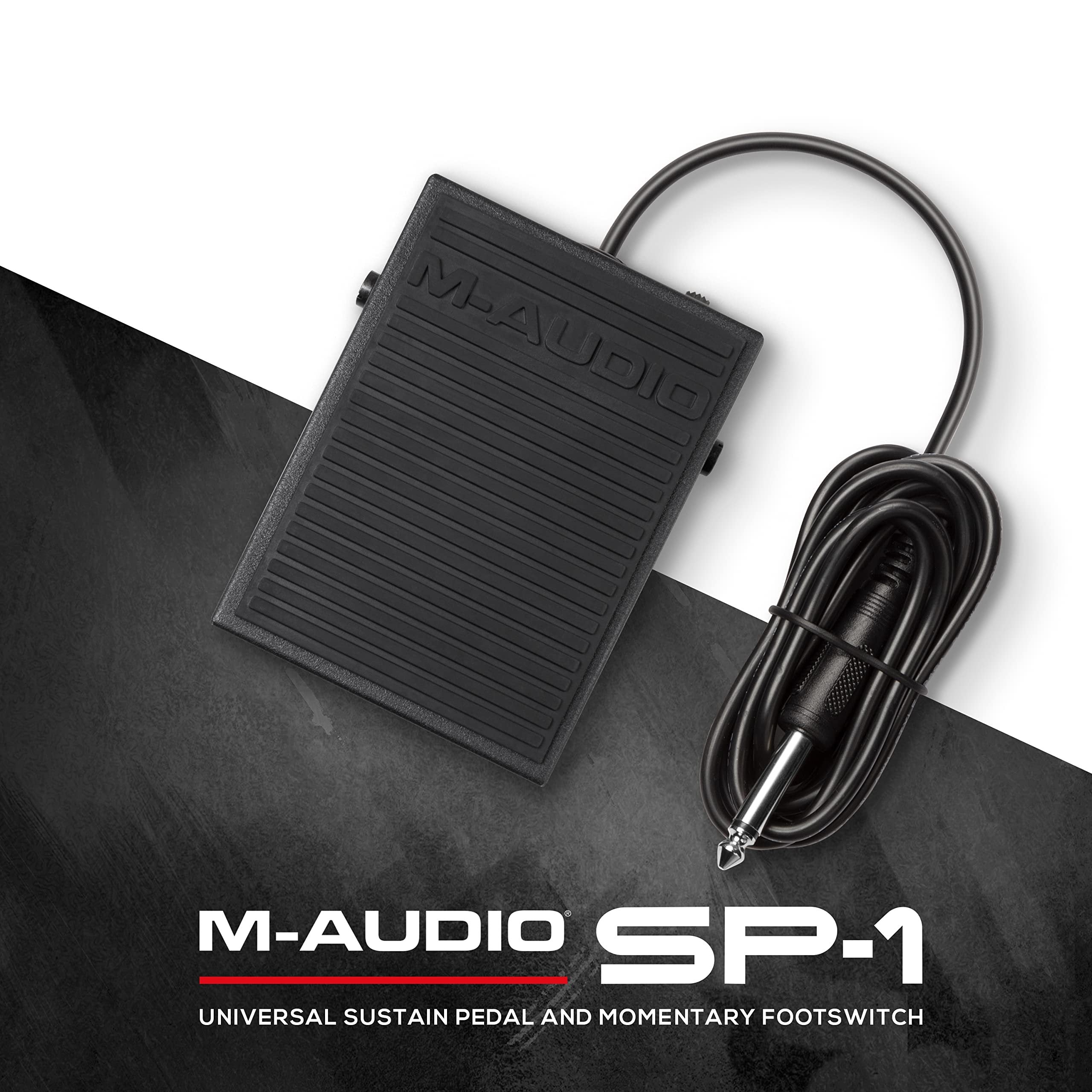 M-Audio SP-1 | Universal Sustain Pedal For MIDI Keyboards, Digital Pianos, Electric Pianos & More