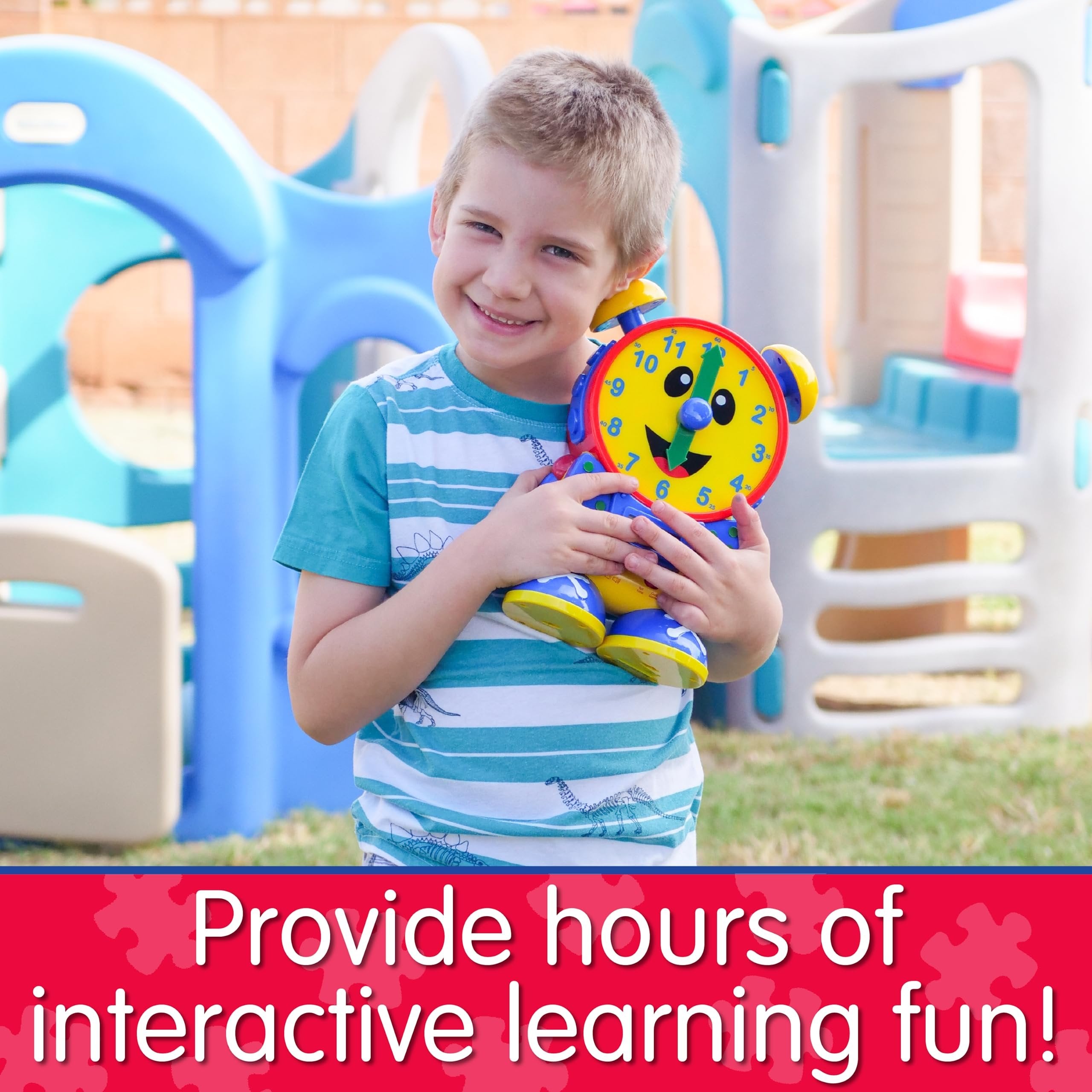 The Learning Journey Telly The Teaching Time Clock, Electronic Analog & Digital Time Telling Aid with Two Quiz Modes & Night Light,Multi