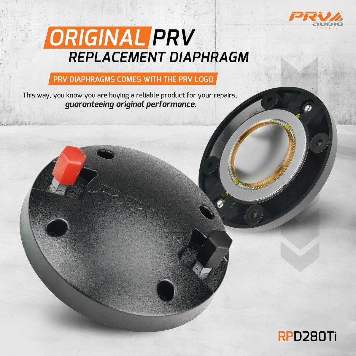 PRV AUDIO RPD280Ti Original Replacement Driver Diaphragm for D280Ti-S, D280Ti-B and WG280Ti Compression Drivers